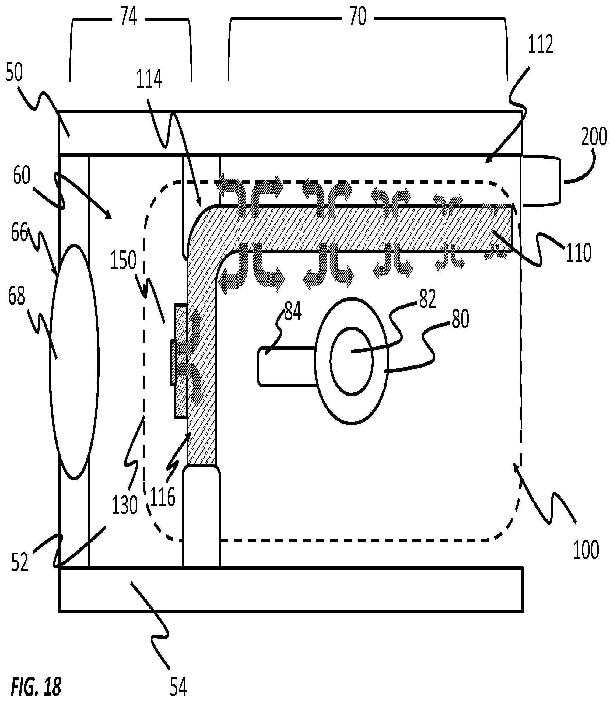 Patent US12345400 Figure 16 – Deterrent device attachment having light source with thermal management