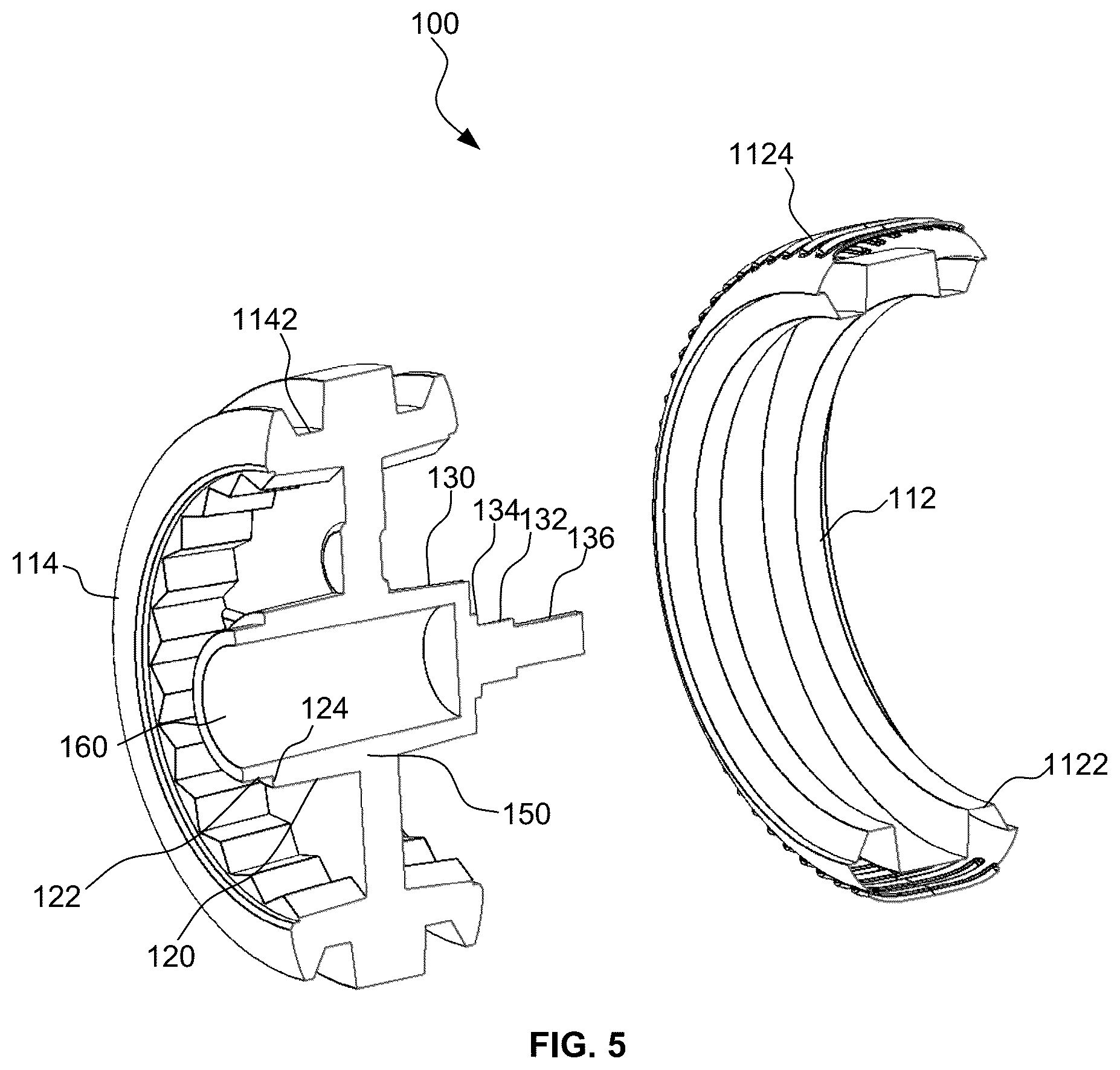Patent US12345402 Figure 5 – Scroll wheel with lighting