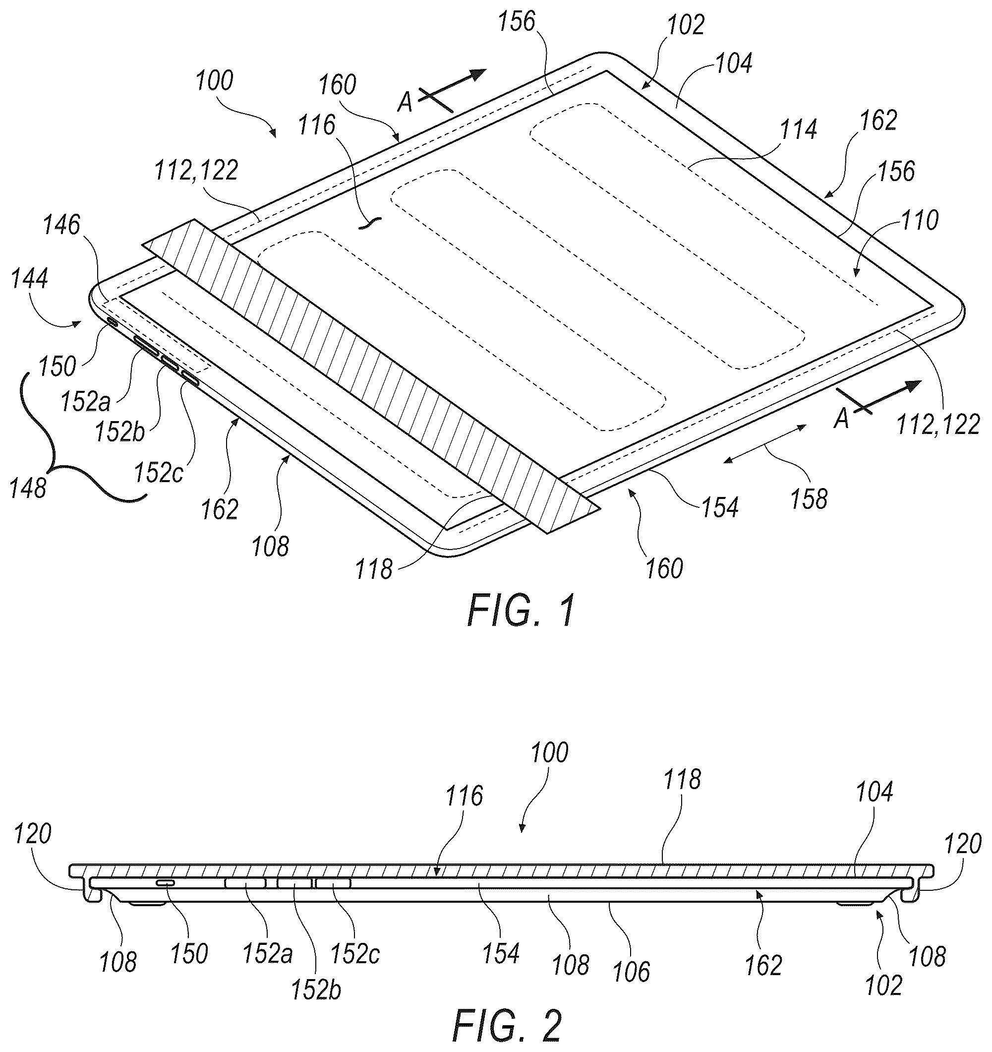 Patent US12345405 — Heated light pad — Figure 1