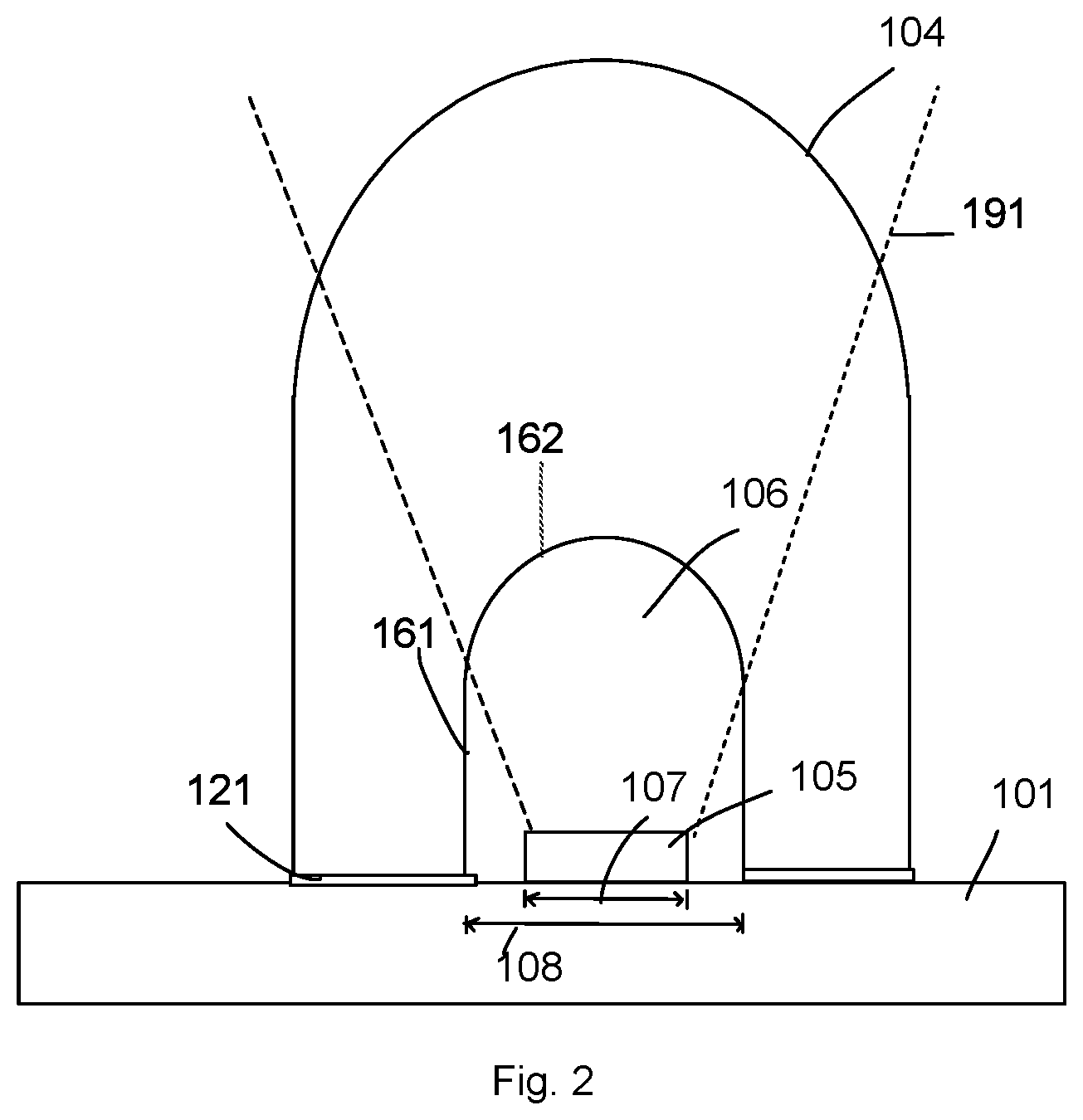 Patent US12345407 Figure 2 – Lighting apparatus