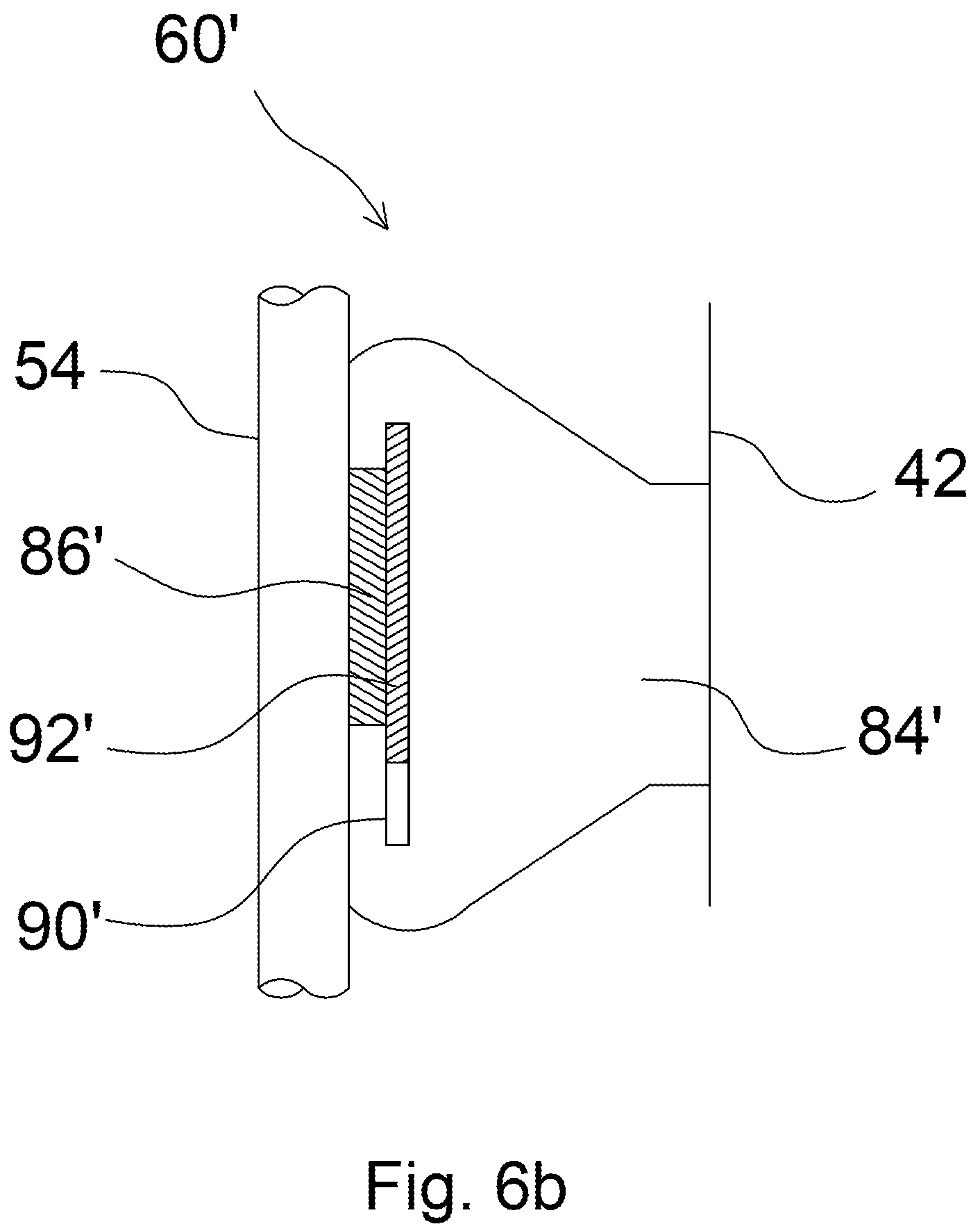 Patent US12345411 Figure 7 – Arrangement for a method of supporting a side wall of a vertical flue gas pass in a thermal power steam generator