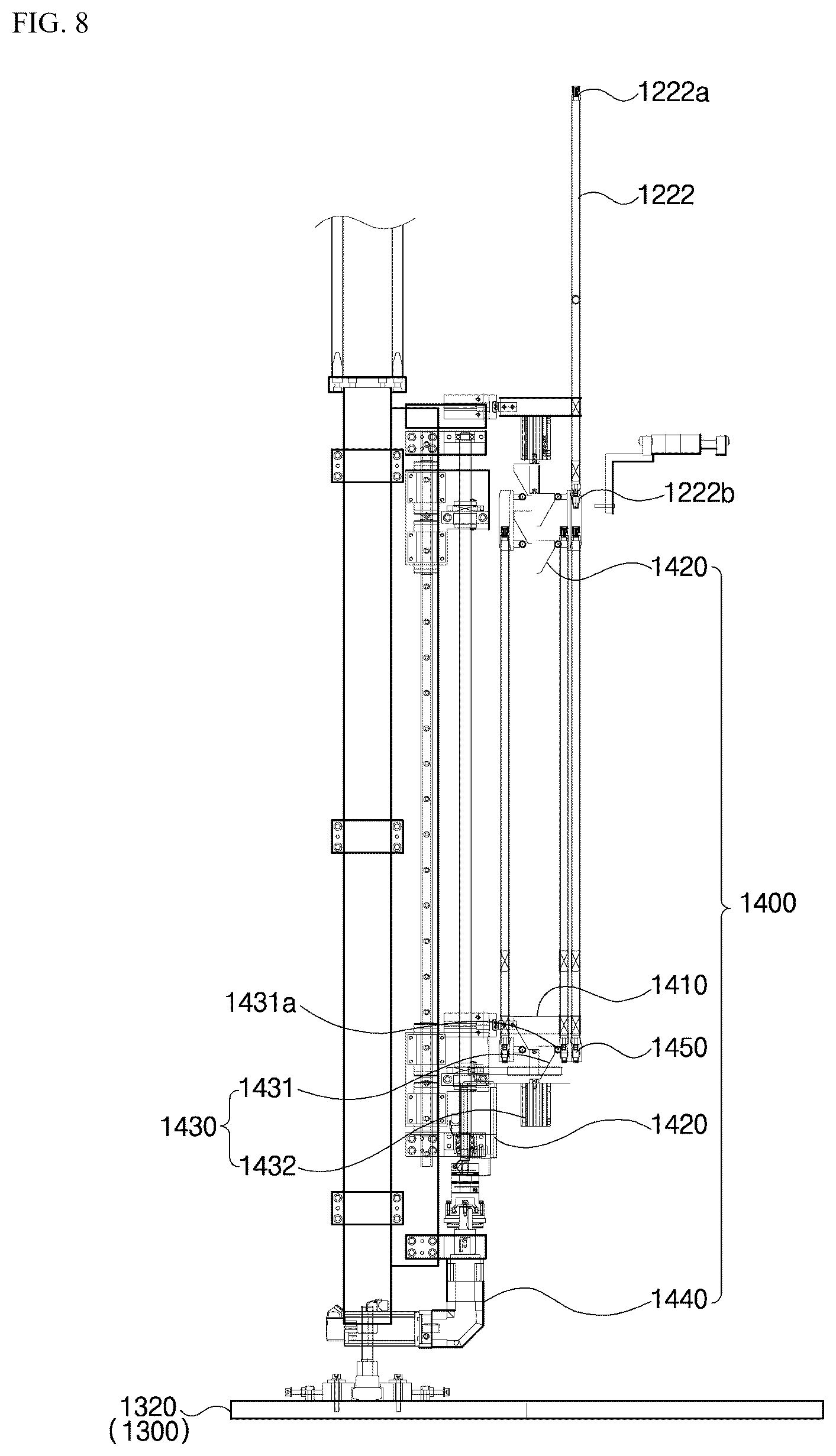 Patent US12345412 Figure 8 – Apparatus and method of removing foreign substances from steam generator
