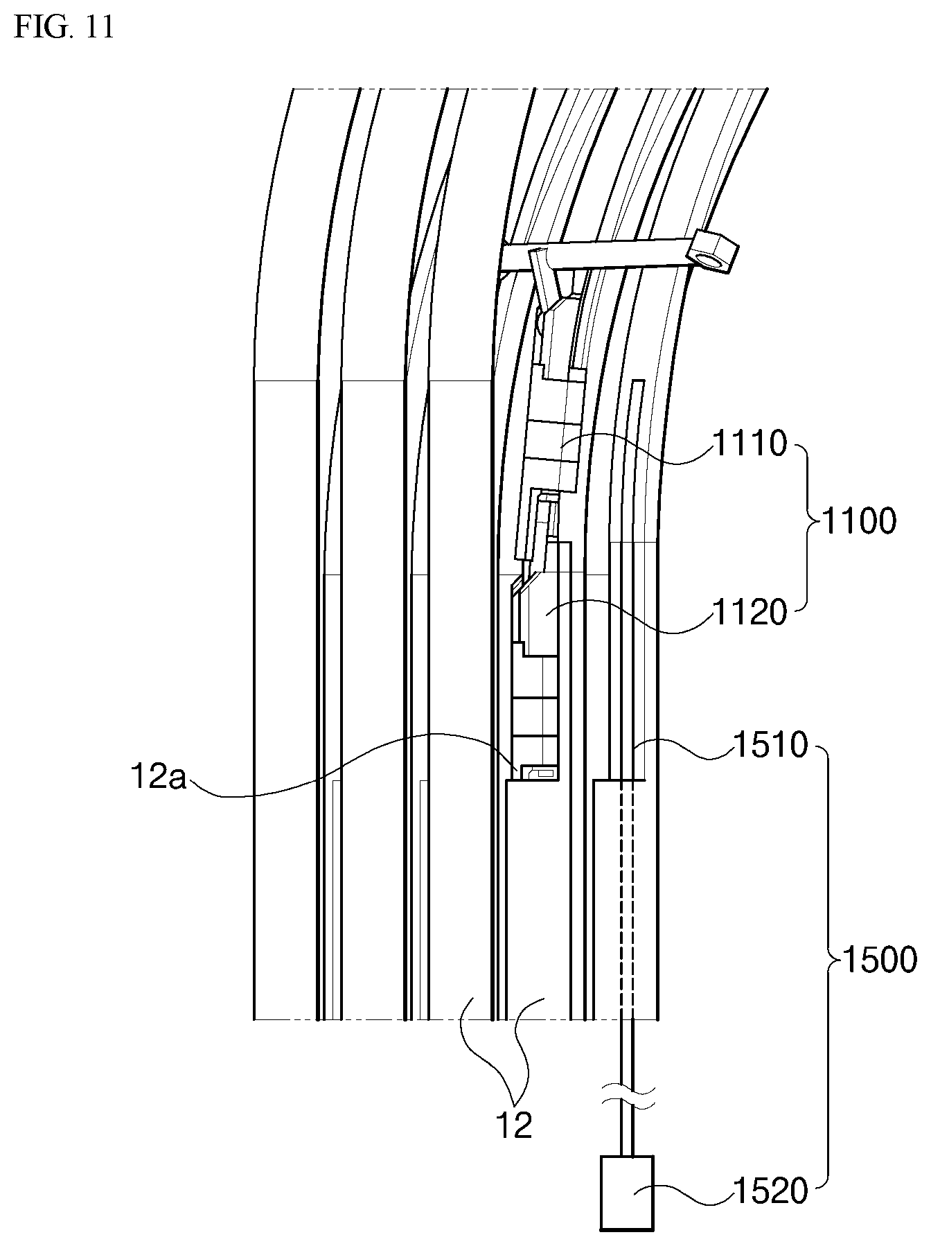 Patent US12345412 Figure 11 – Apparatus and method of removing foreign substances from steam generator