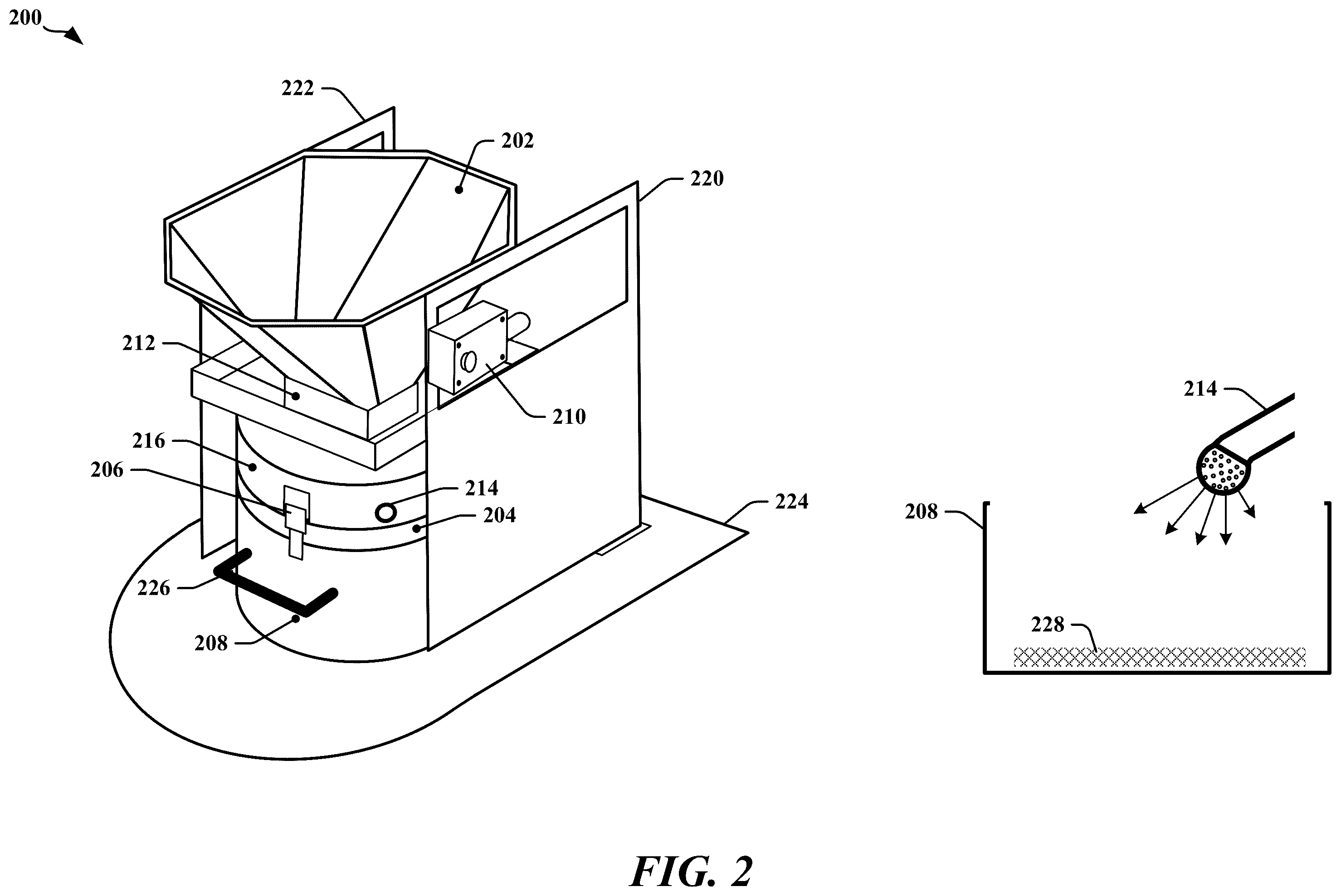 Patent US12345413 Figure 2 – Compact waste combustion system