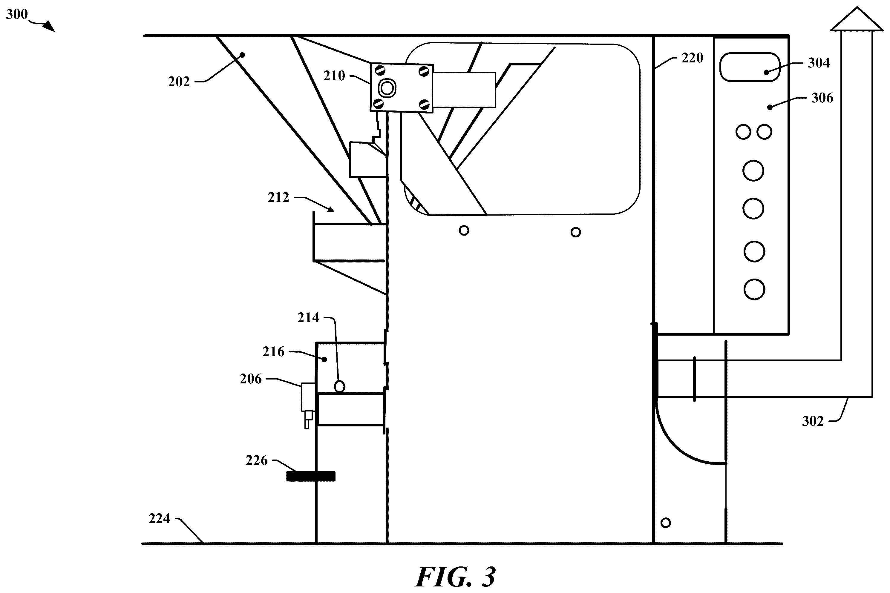 Patent US12345413 Figure 3 – Compact waste combustion system