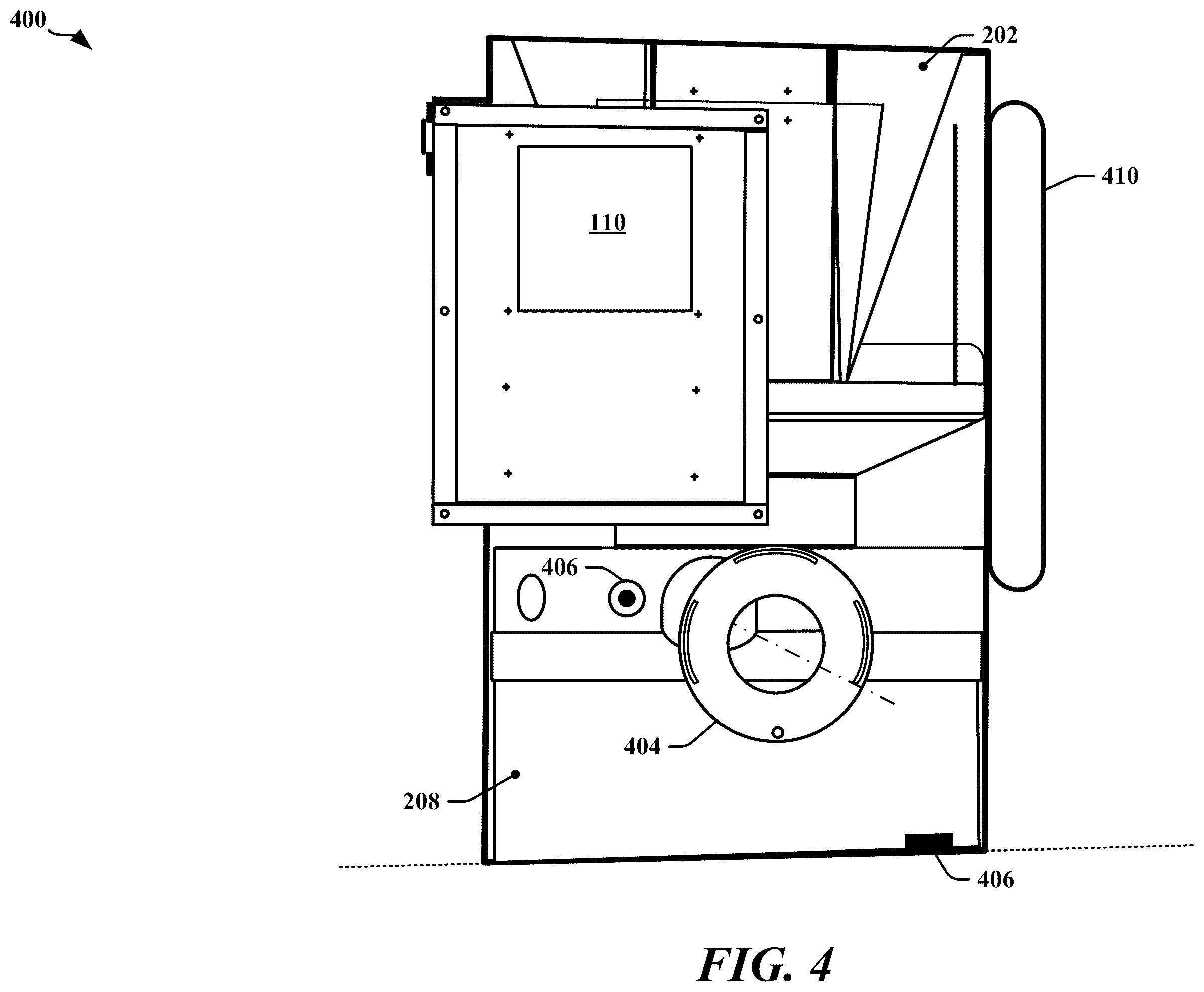 Patent US12345413 Figure 4 – Compact waste combustion system