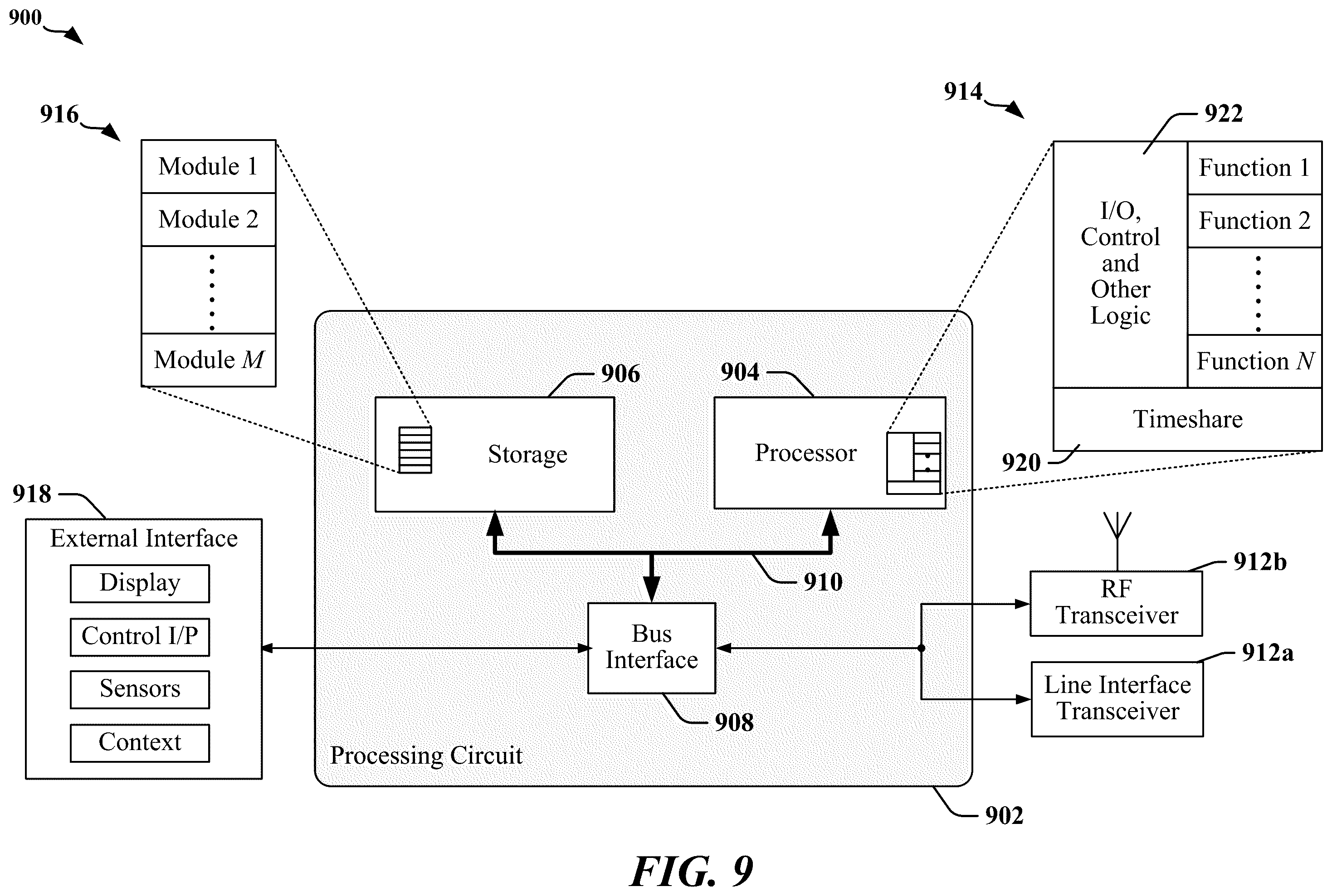 Patent US12345413 Figure 9 – Compact waste combustion system