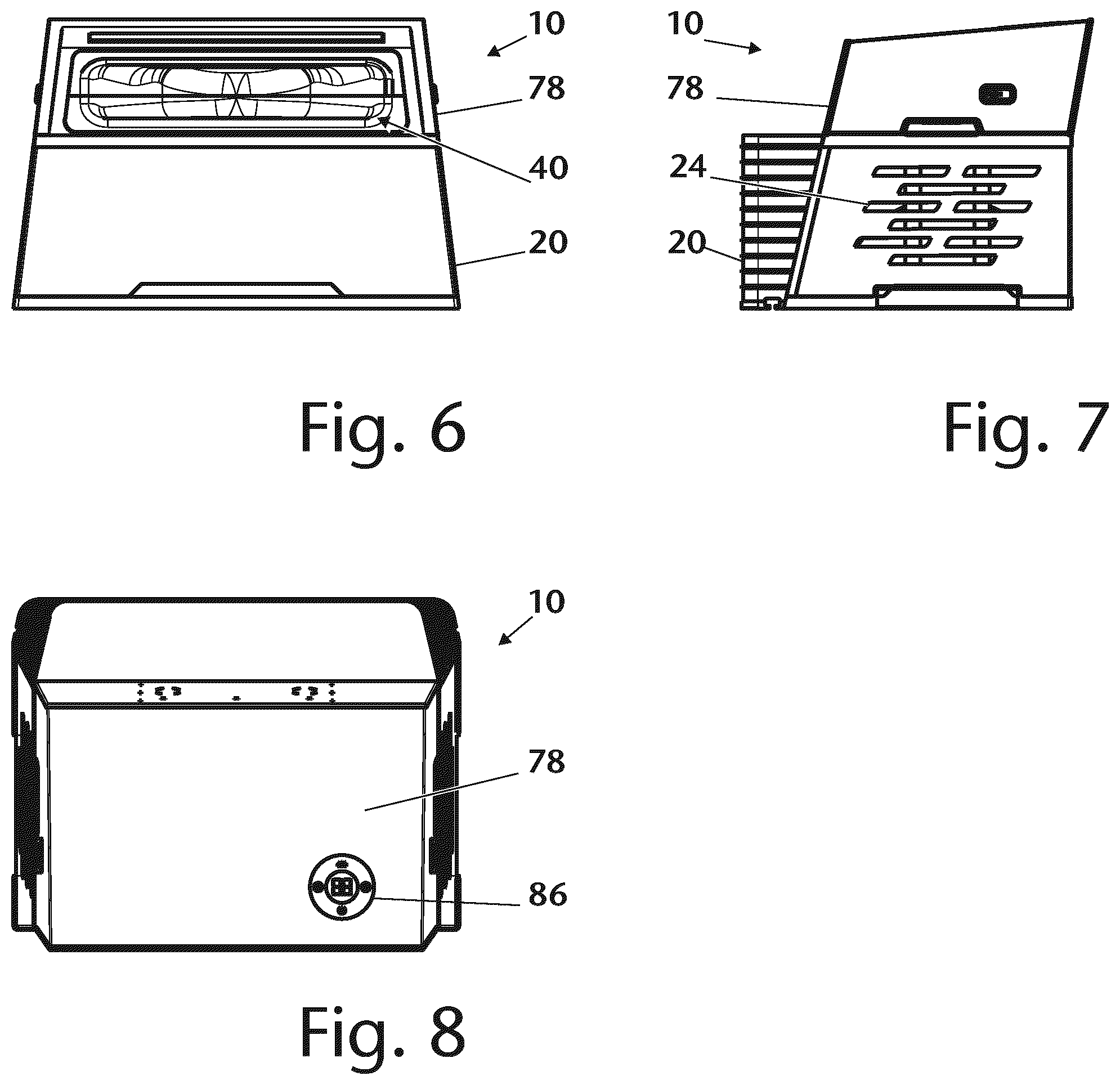Patent US12345421 Figure 6 – Device for extracting vapours and method for extracting vapours by means of the device and use of the device for extracting vapours