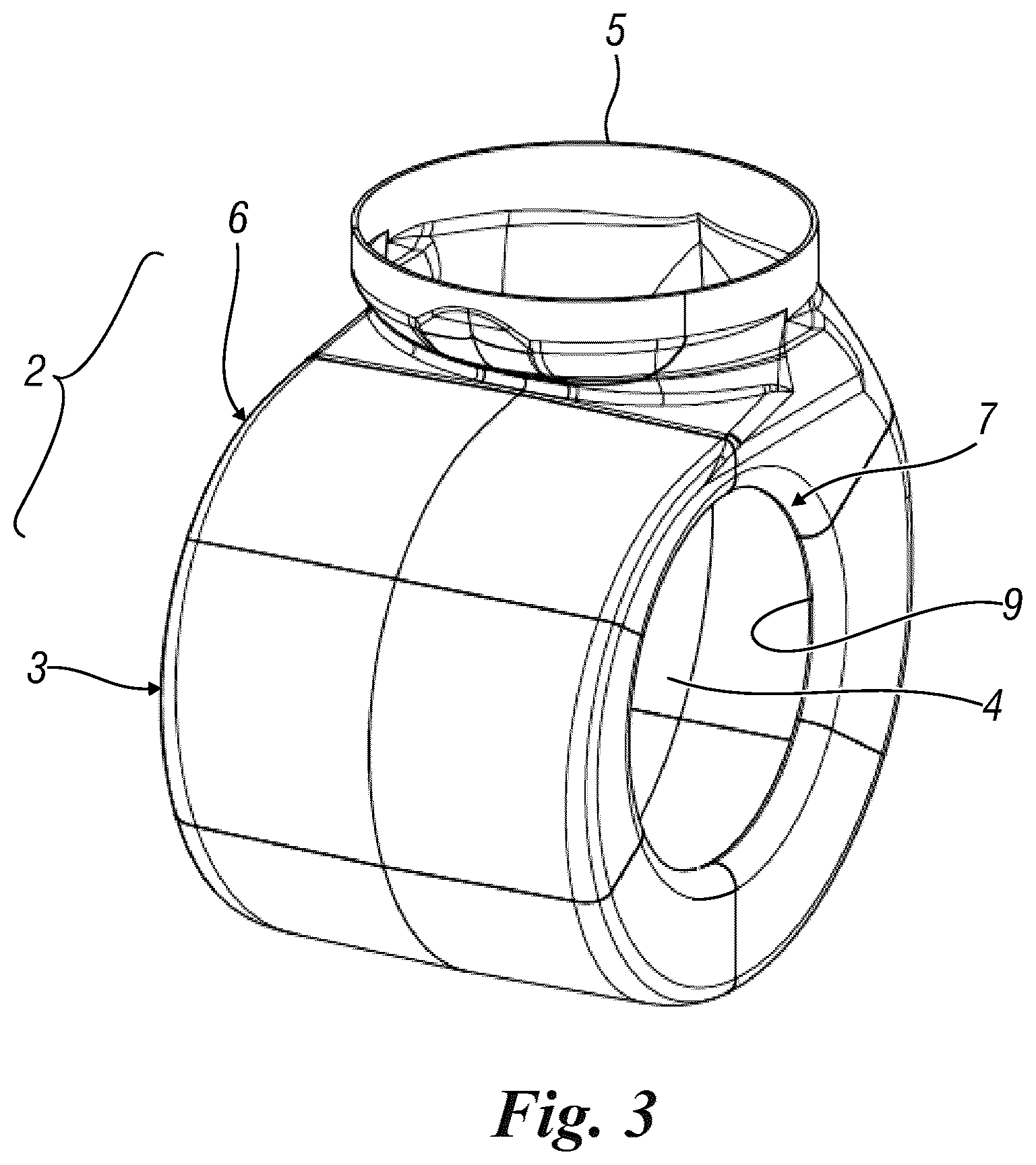Patent US12345422 Figure 3 – Fan assembly for extractor hood for hobs
