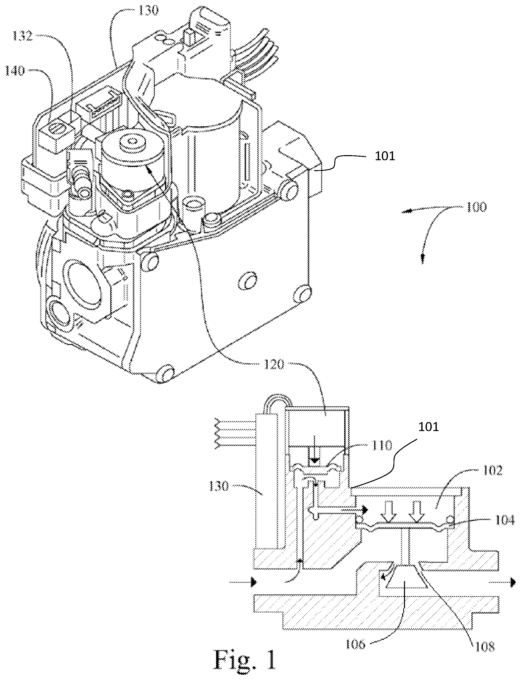 Patent US12345423 Figure 1 – Systems and methods for controlling a variable gas valve