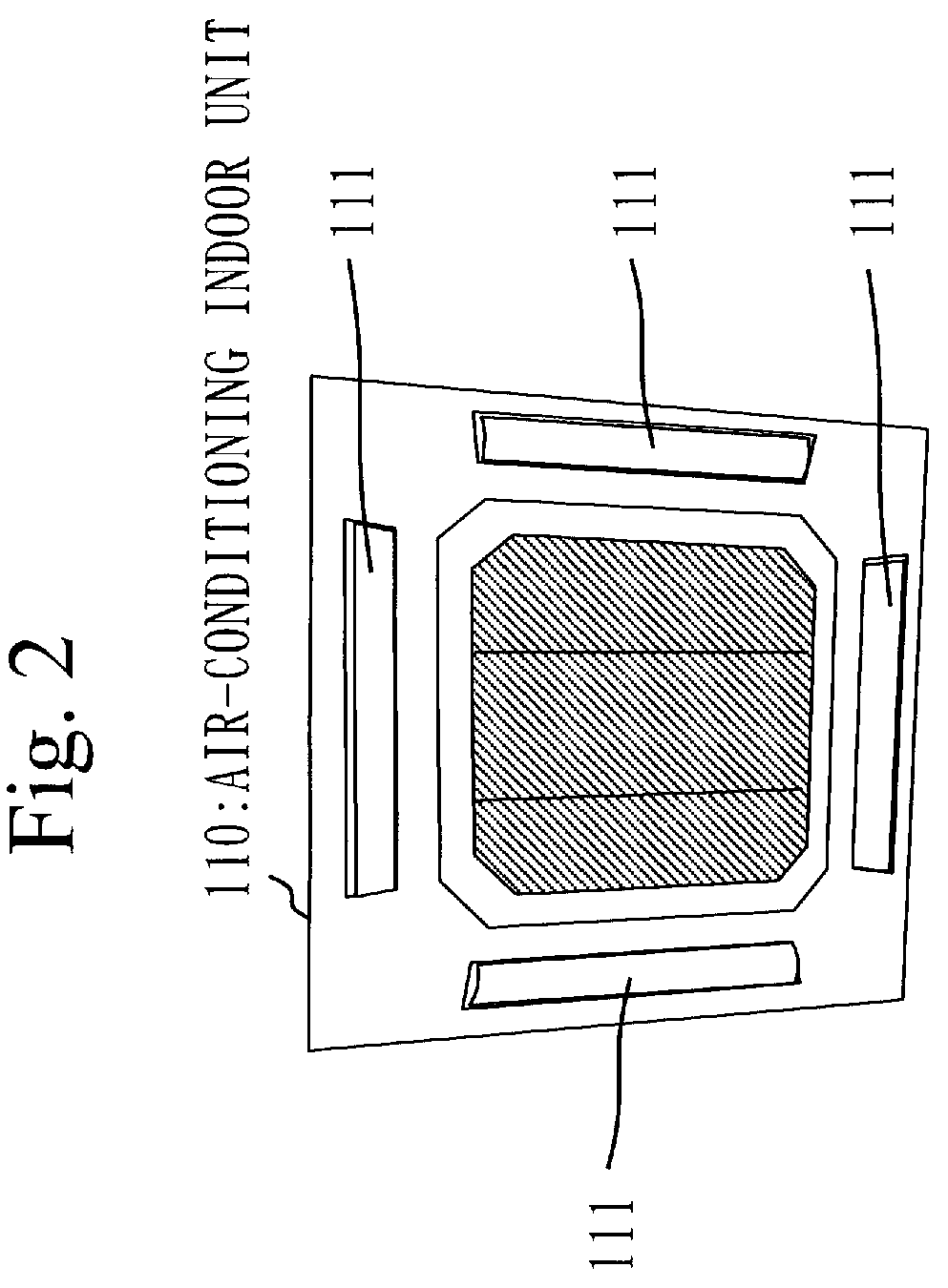 Patent US12345430 Figure 2 – Air-conditioning operation terminal, computer-readable medium and air-conditioning system