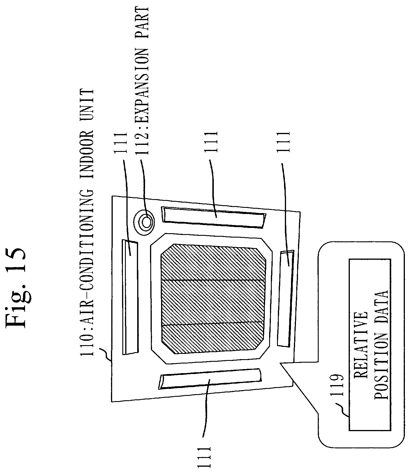 Patent US12345430 Figure 15 – Air-conditioning operation terminal, computer-readable medium and air-conditioning system