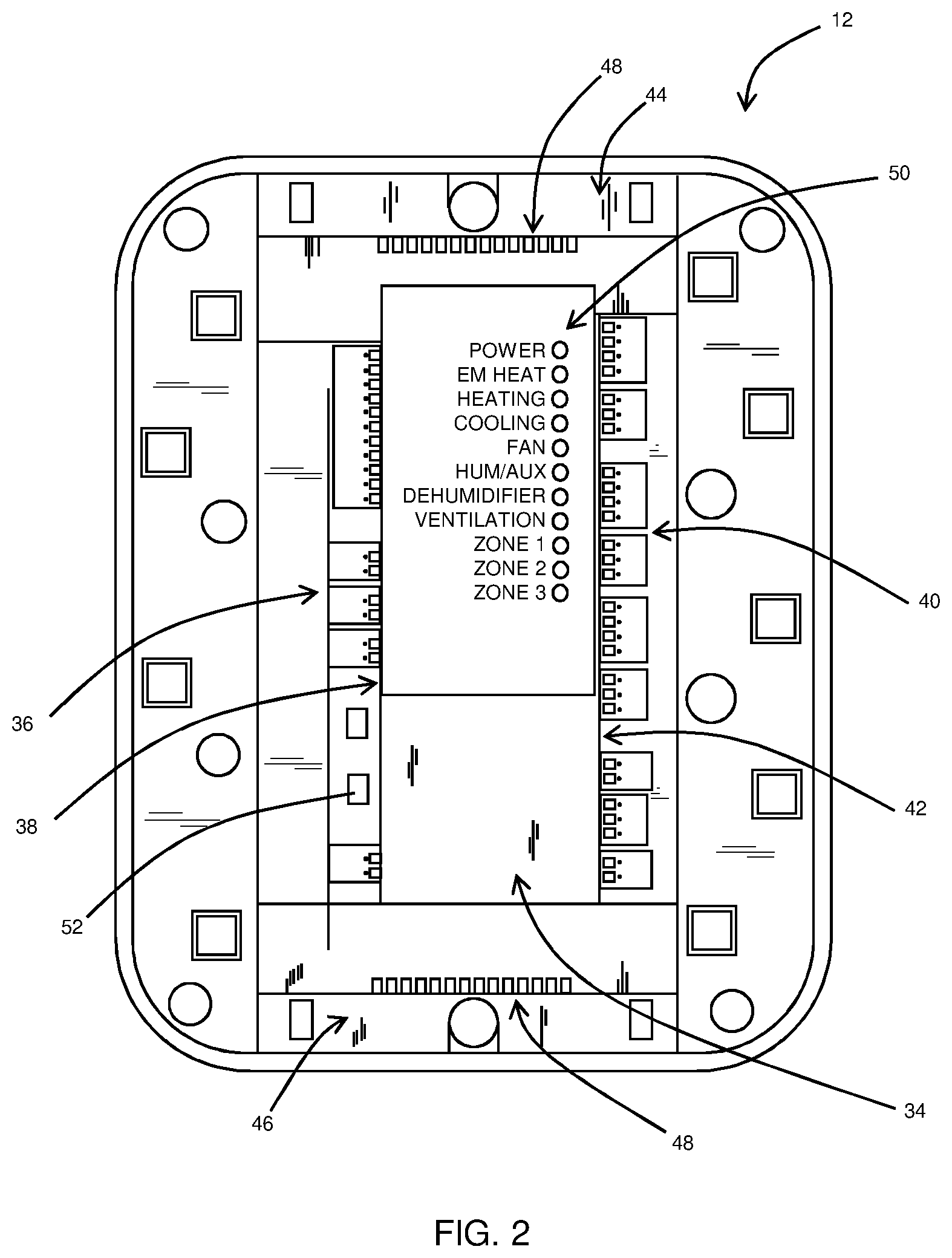 Patent US12345431 Figure 2 – Multi-zone environmental control system