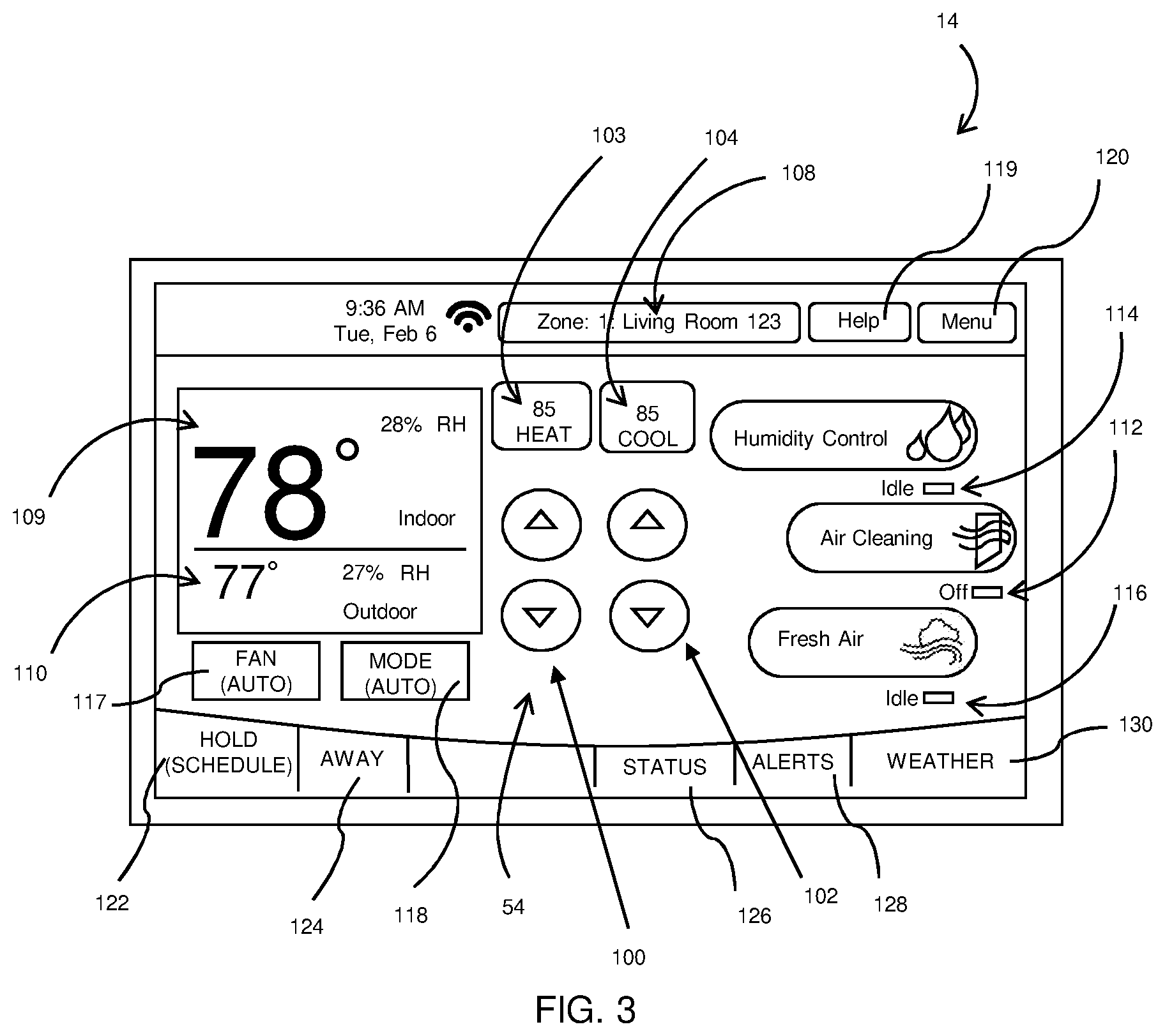 Patent US12345431 Figure 3 – Multi-zone environmental control system