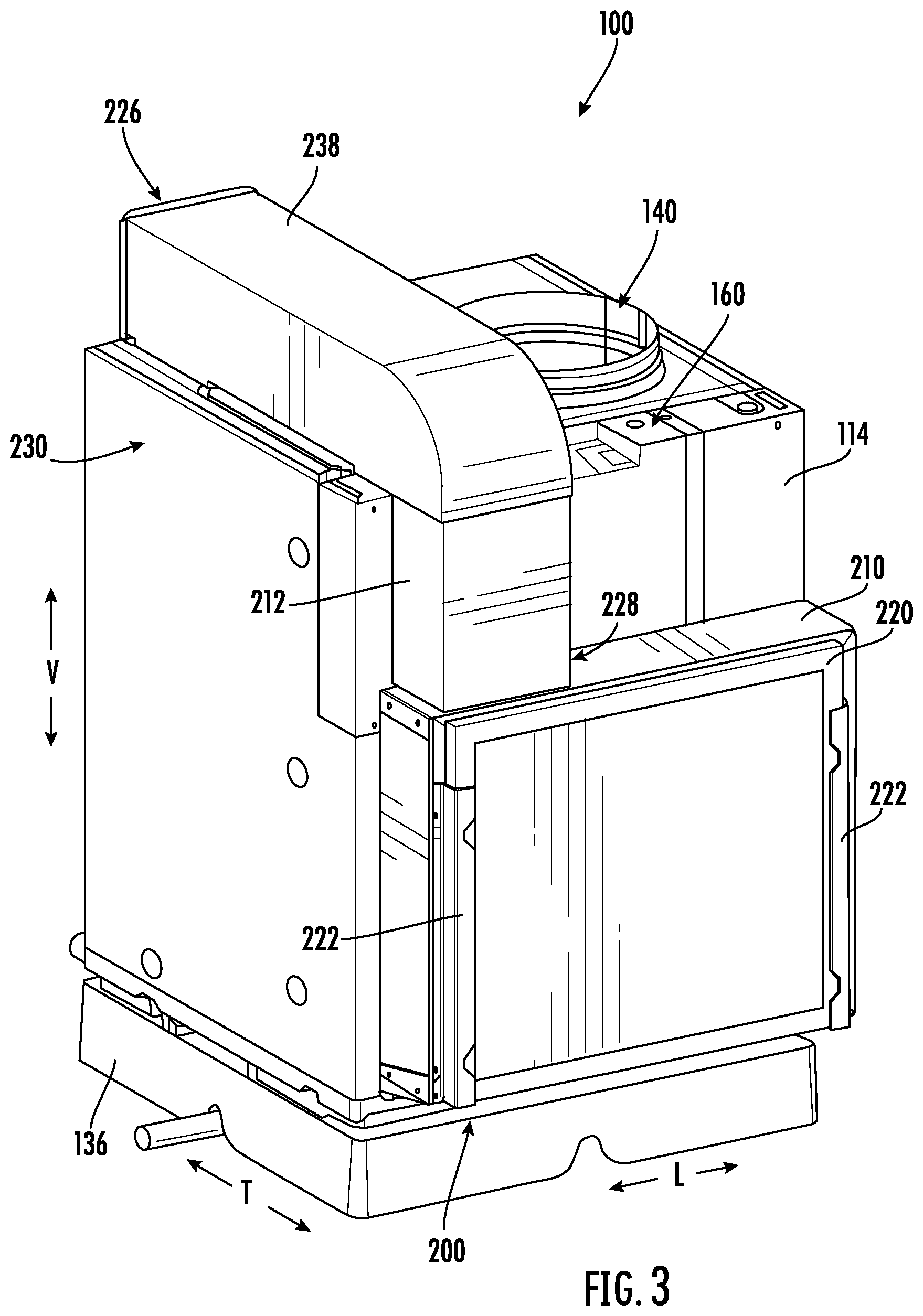 Patent US12345439 Figure 3 – Damper door for an air conditioning appliance
