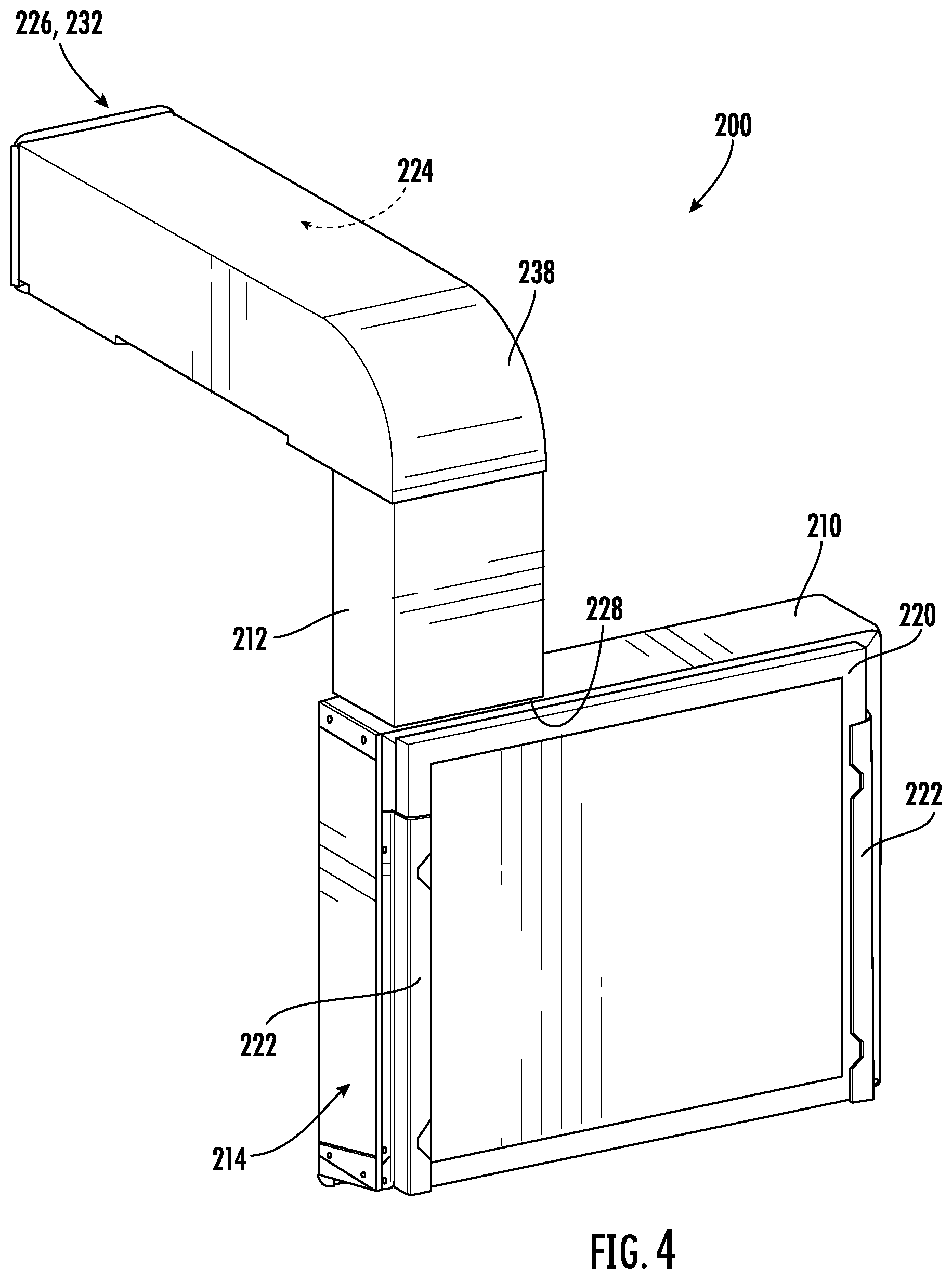 Patent US12345439 Figure 4 – Damper door for an air conditioning appliance