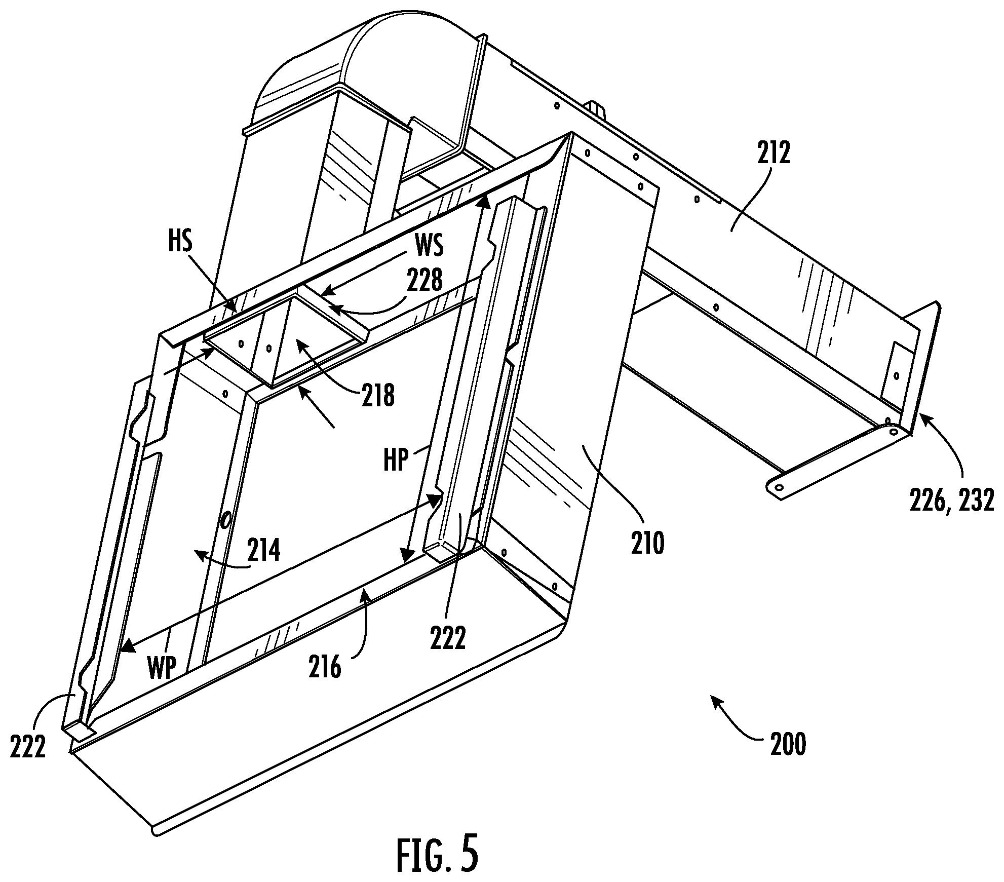 Patent US12345439 Figure 5 – Damper door for an air conditioning appliance