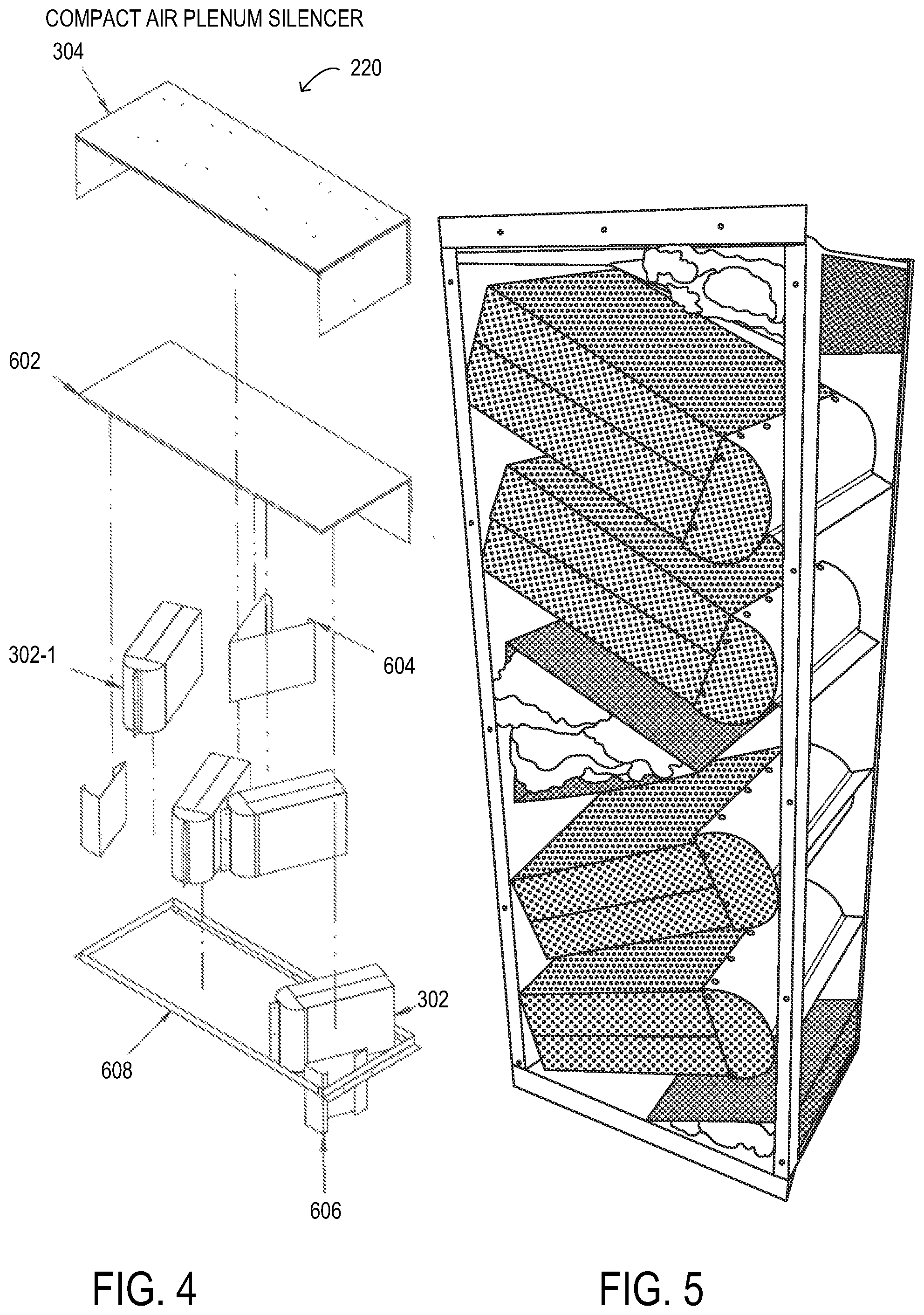 Patent US12345440 Figure 3 – Compact air plenum silencer