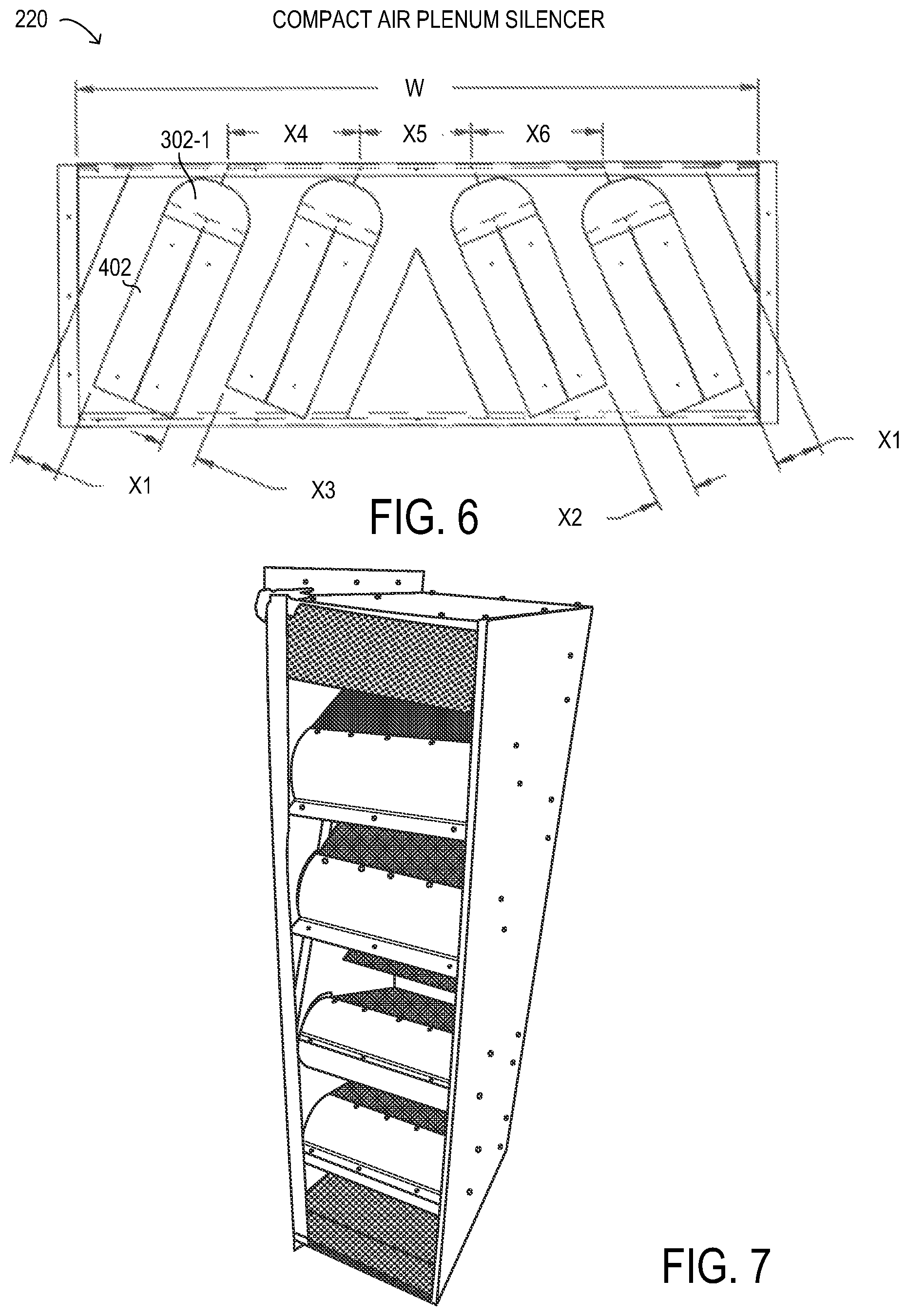Patent US12345440 Figure 4 – Compact air plenum silencer