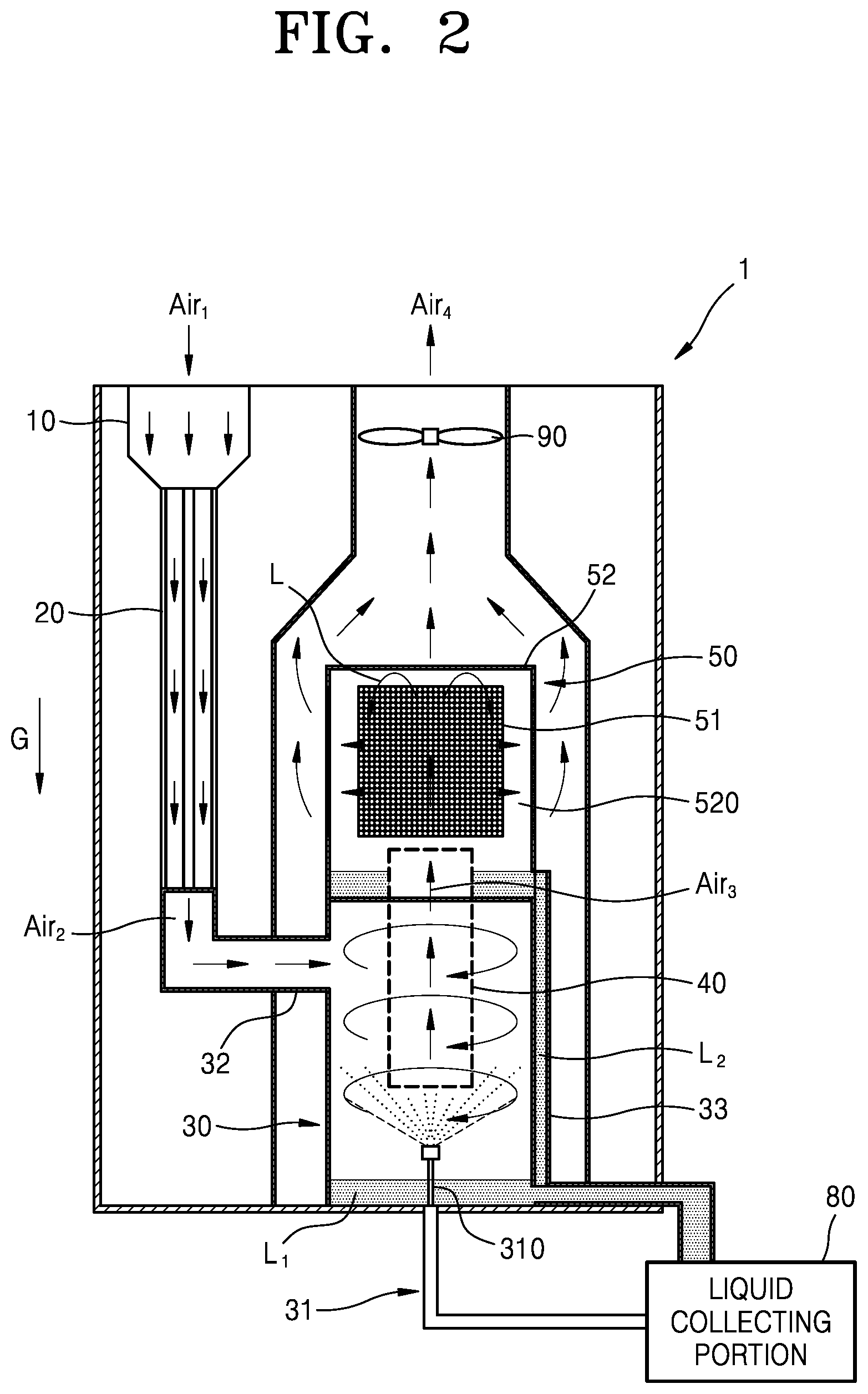 Patent US12345443 Figure 2 – Air purifier and air purifying method