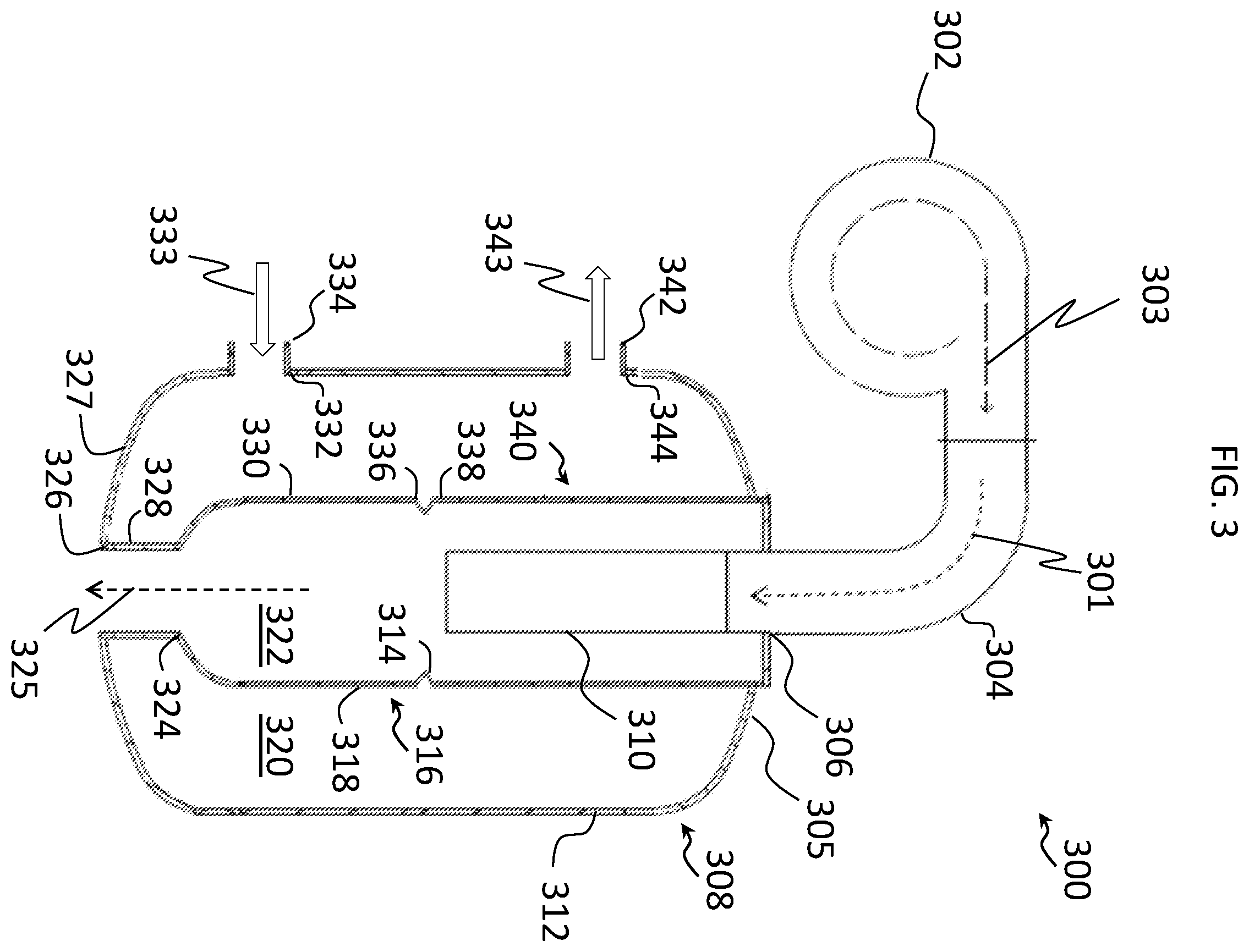 Patent US12345445 Figure 7 – Compact fluid heating system with high bulk heat flux using elevated heat exchanger pressure drop