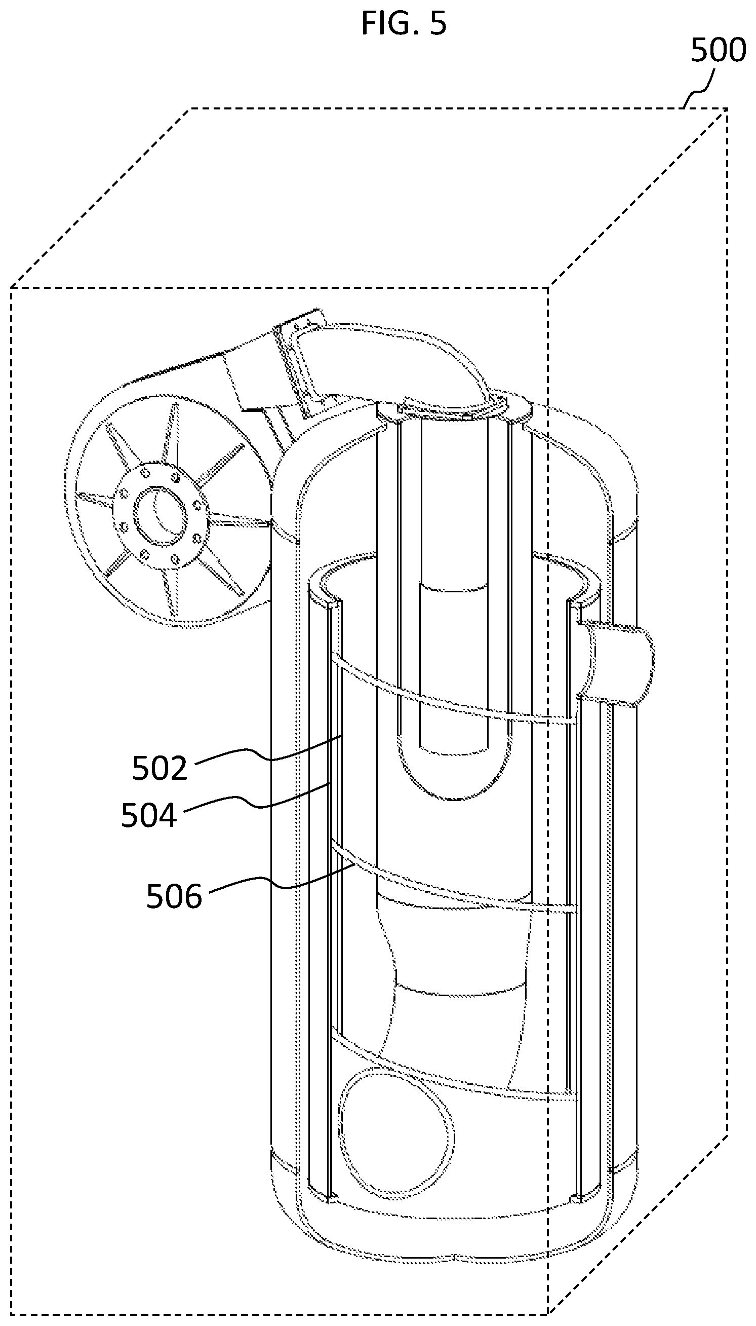 Patent US12345445 Figure 9 – Compact fluid heating system with high bulk heat flux using elevated heat exchanger pressure drop