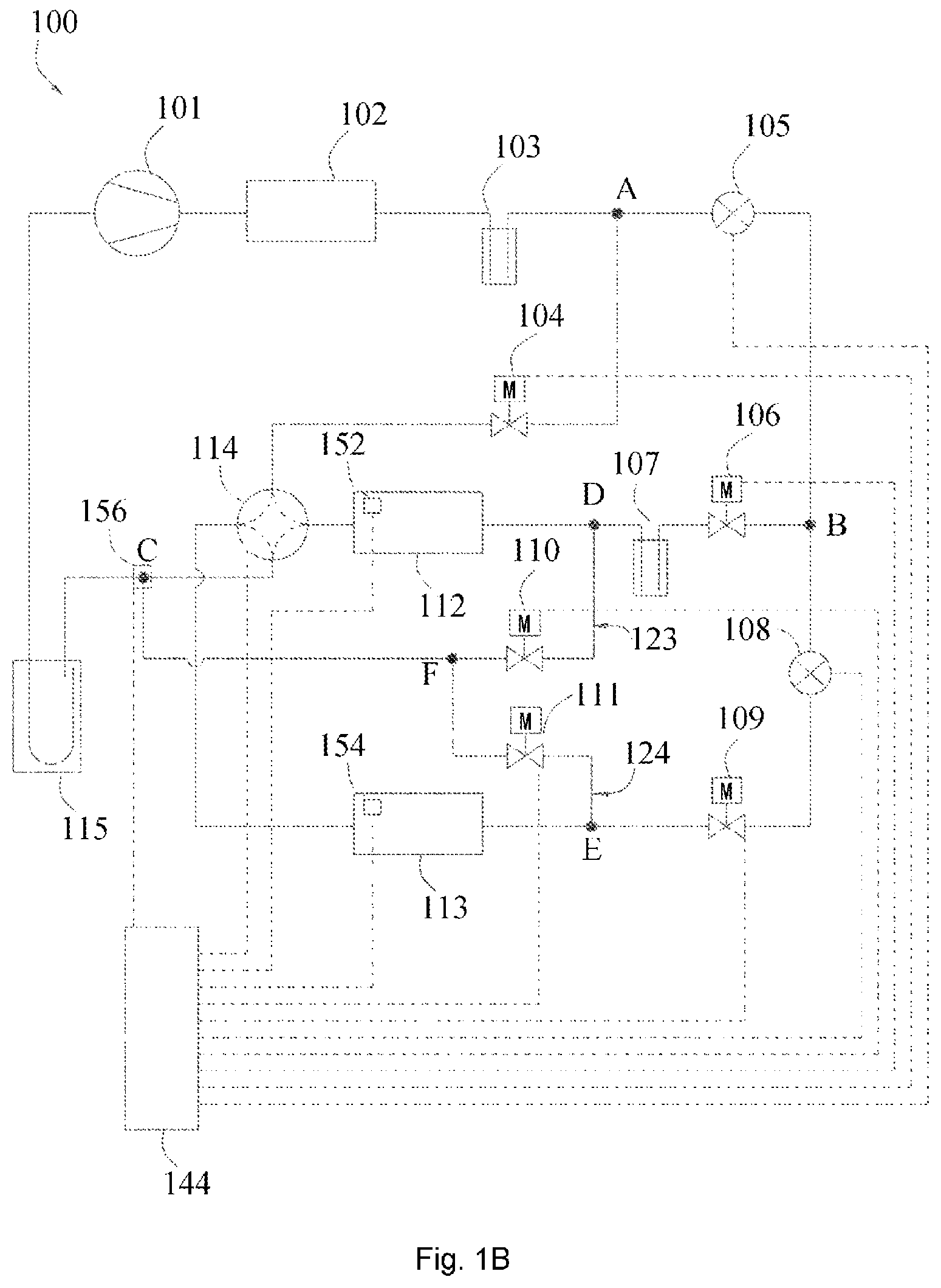 Patent US12345451 Figure 2 – Refrigeration system