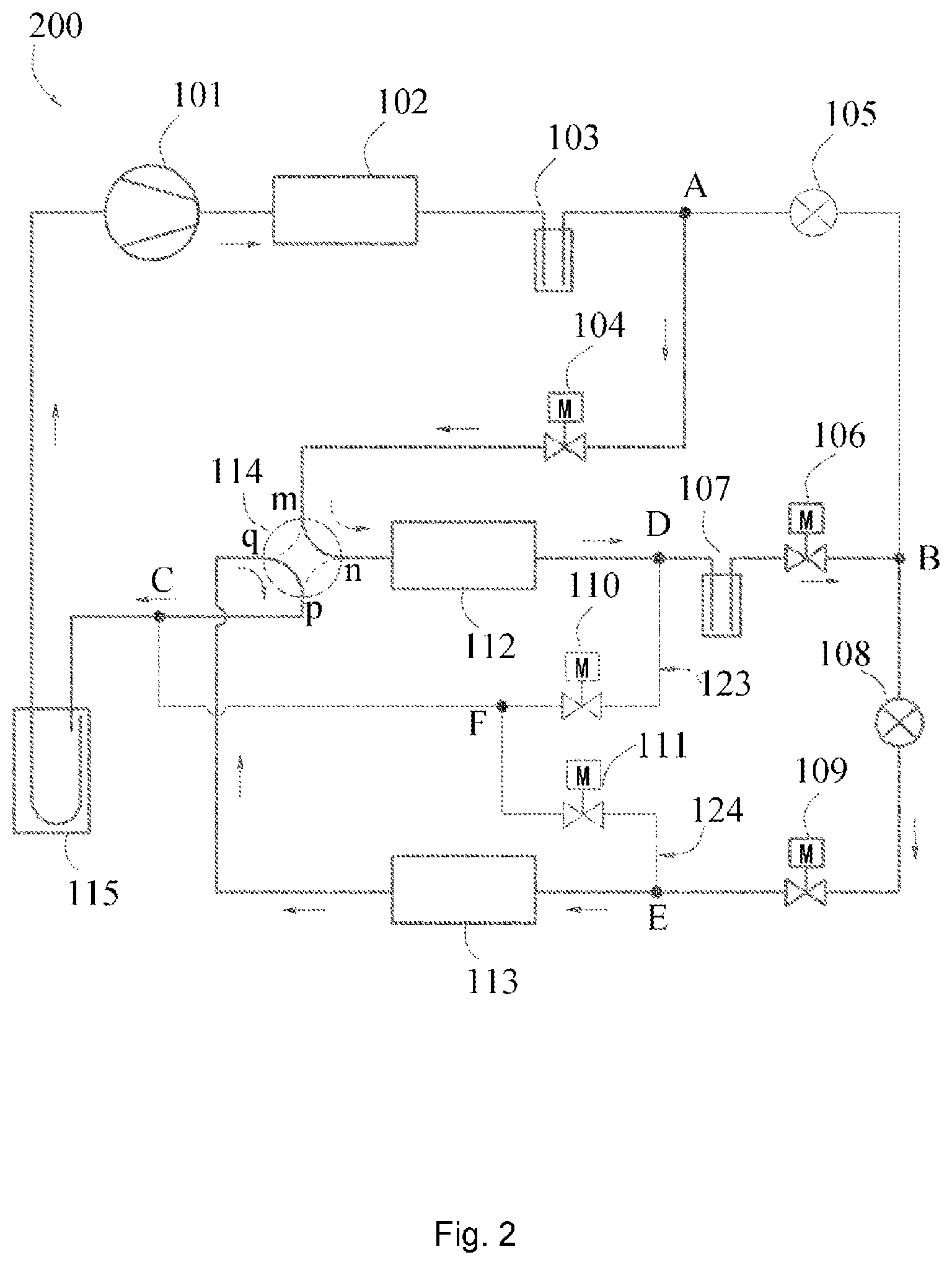 Patent US12345451 Figure 3 – Refrigeration system