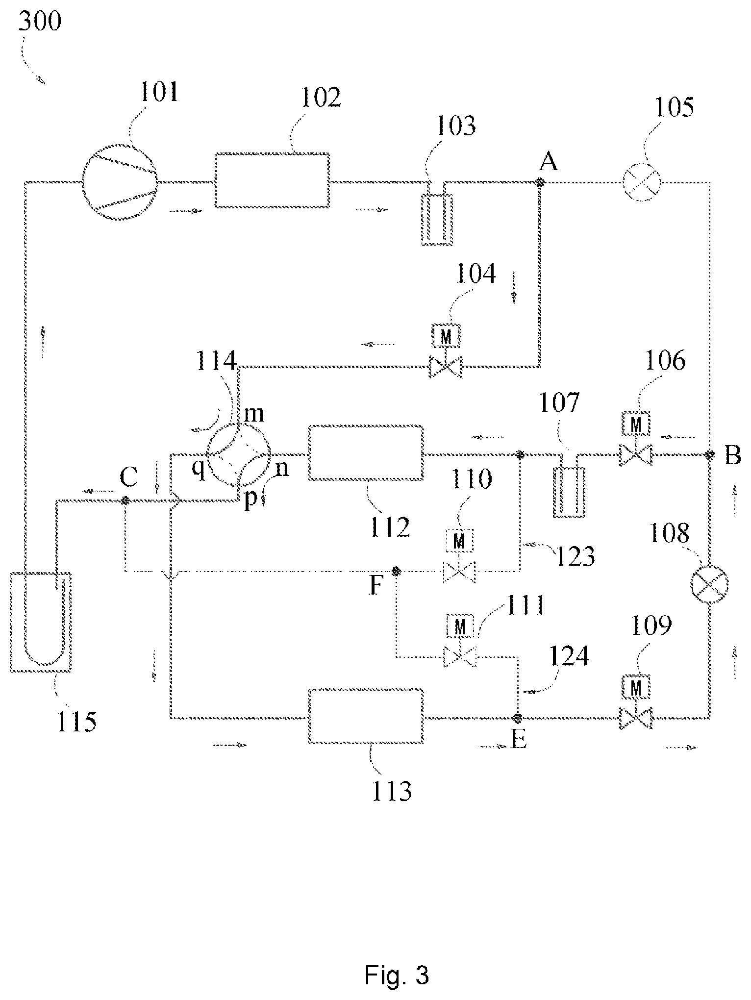 Patent US12345451 Figure 4 – Refrigeration system