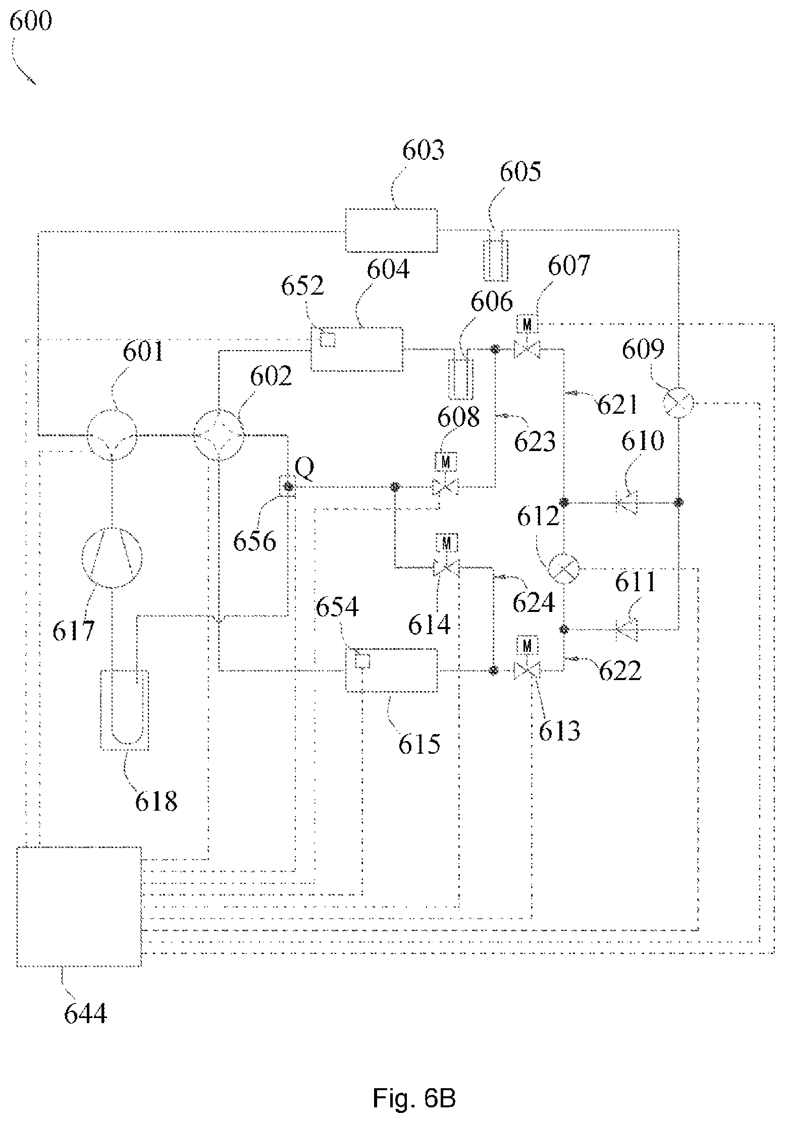 Patent US12345451 Figure 8 – Refrigeration system