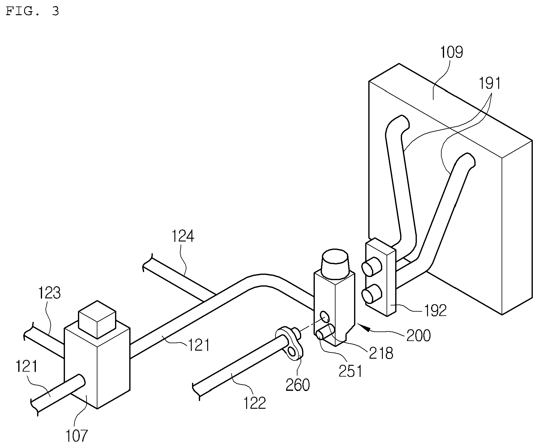 Patent US12345452 Figure 3 – Combination valve unit and vehicle heat pump system