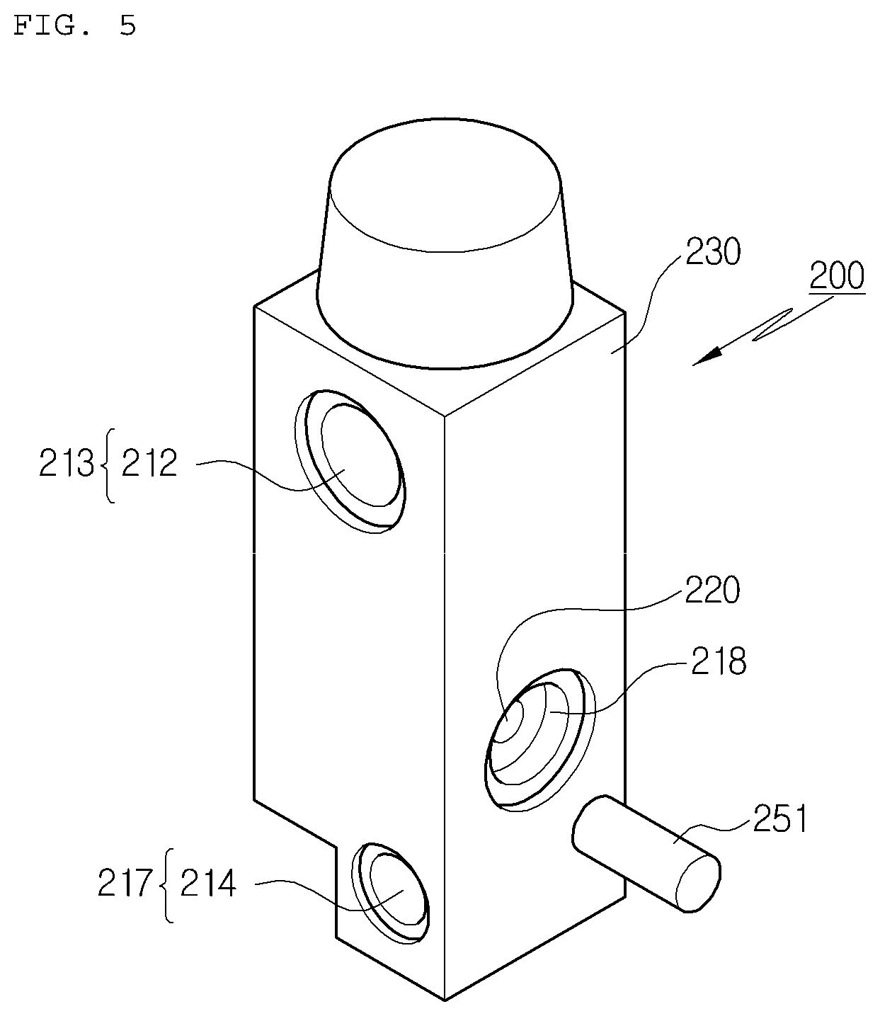 Patent US12345452 Figure 5 – Combination valve unit and vehicle heat pump system