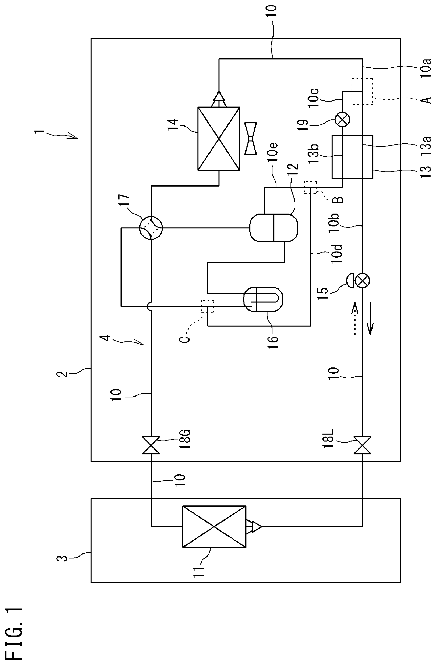 Patent US12345453 Figure 1 – Plate-type refrigerant pipe and refrigeration apparatus