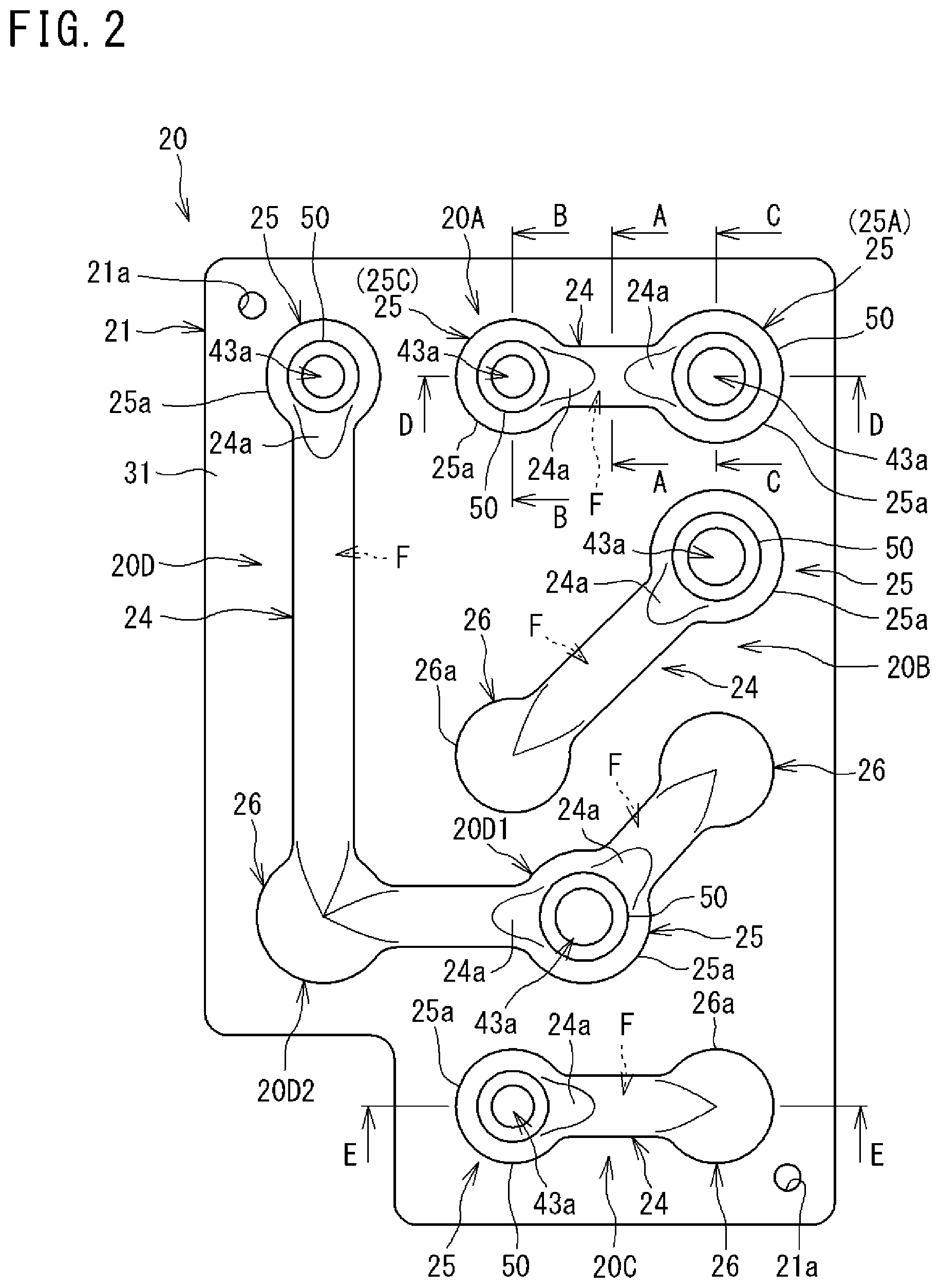 Patent US12345453 Figure 2 – Plate-type refrigerant pipe and refrigeration apparatus