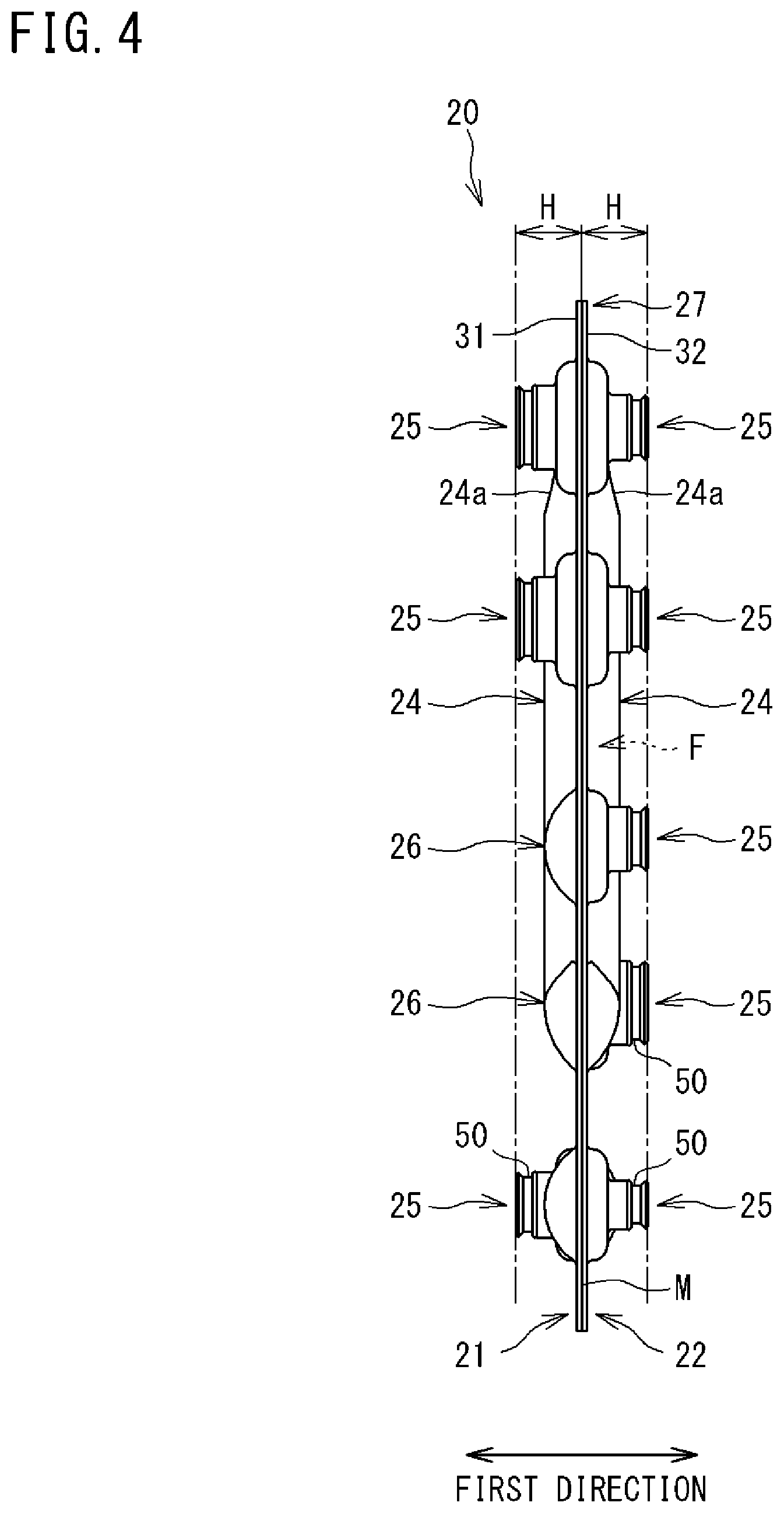 Patent US12345453 Figure 4 – Plate-type refrigerant pipe and refrigeration apparatus
