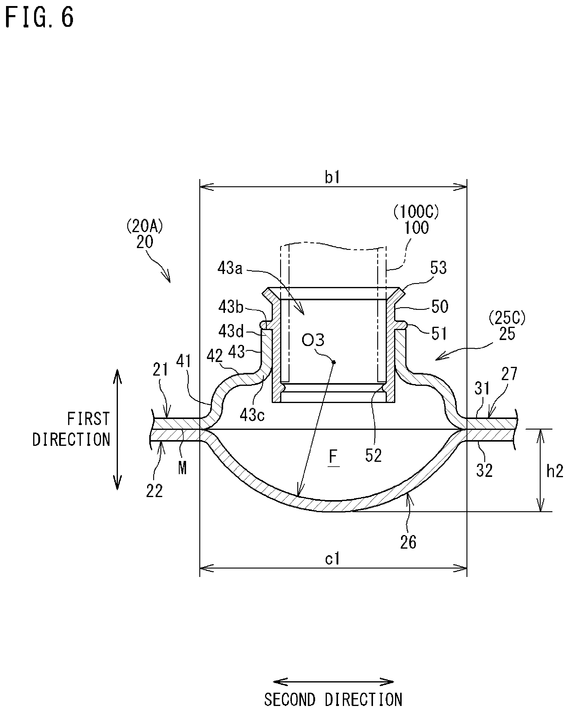 Patent US12345453 Figure 6 – Plate-type refrigerant pipe and refrigeration apparatus