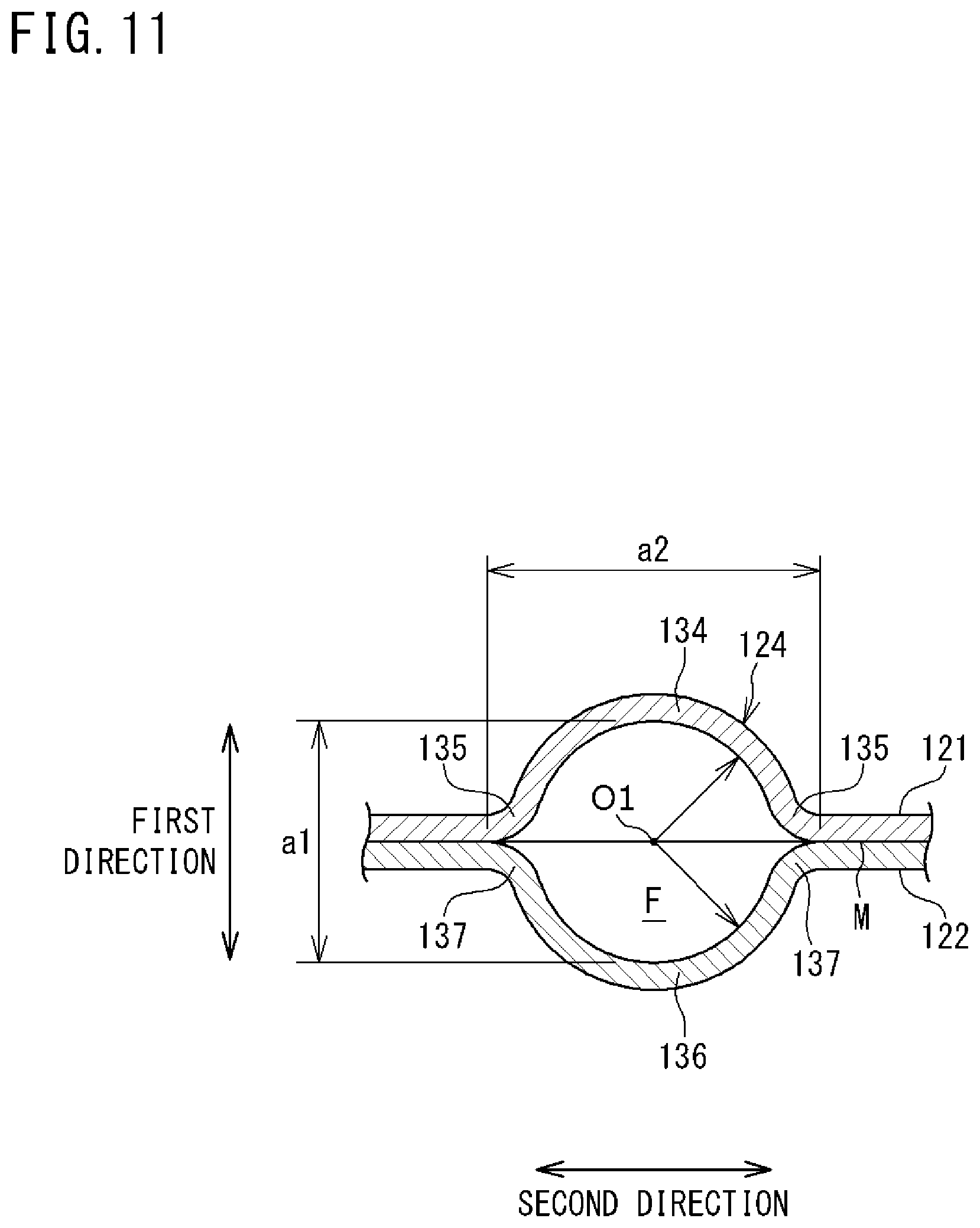 Patent US12345453 Figure 11 – Plate-type refrigerant pipe and refrigeration apparatus