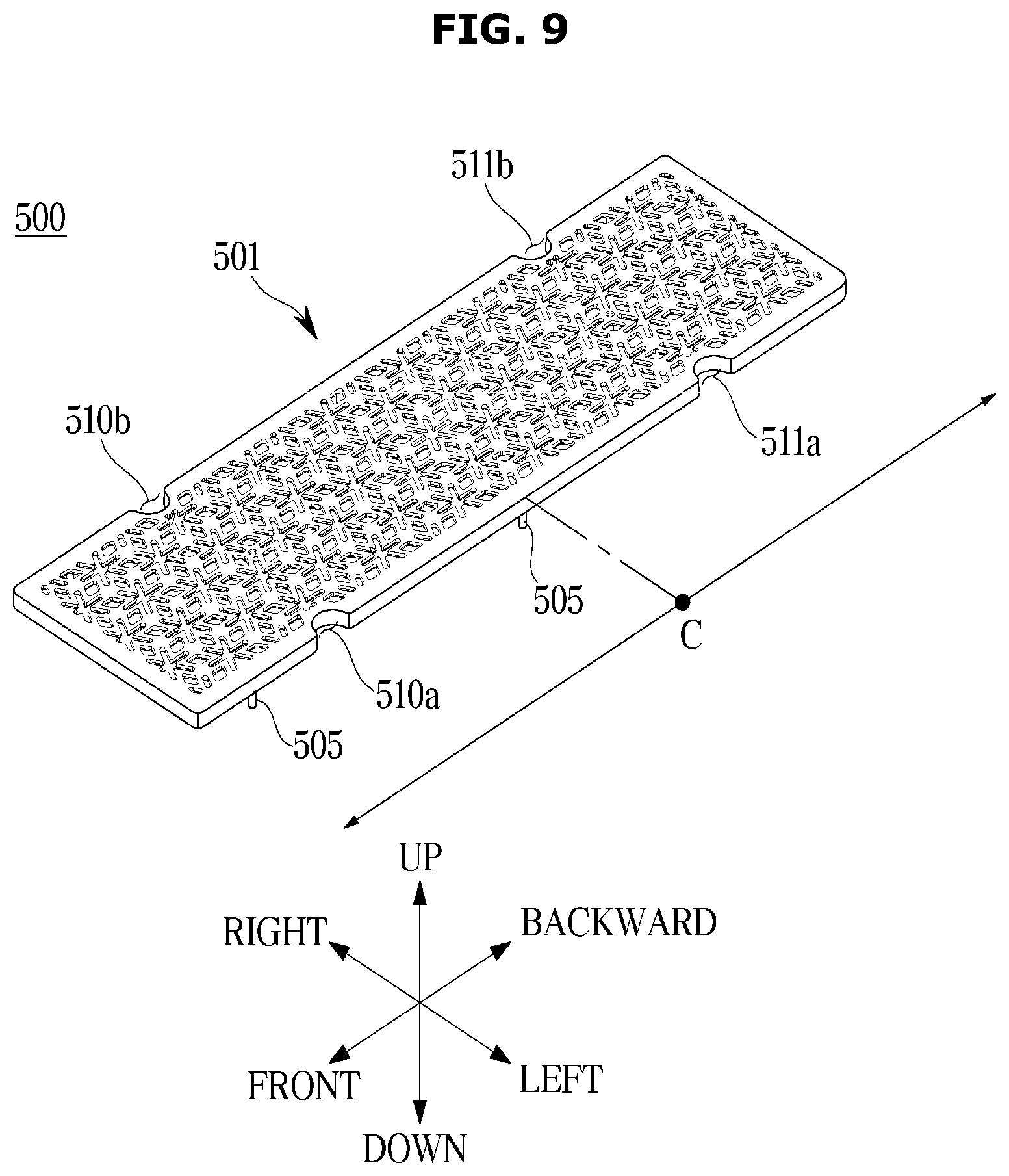 Patent US12345459 Figure 9 – Refrigerator