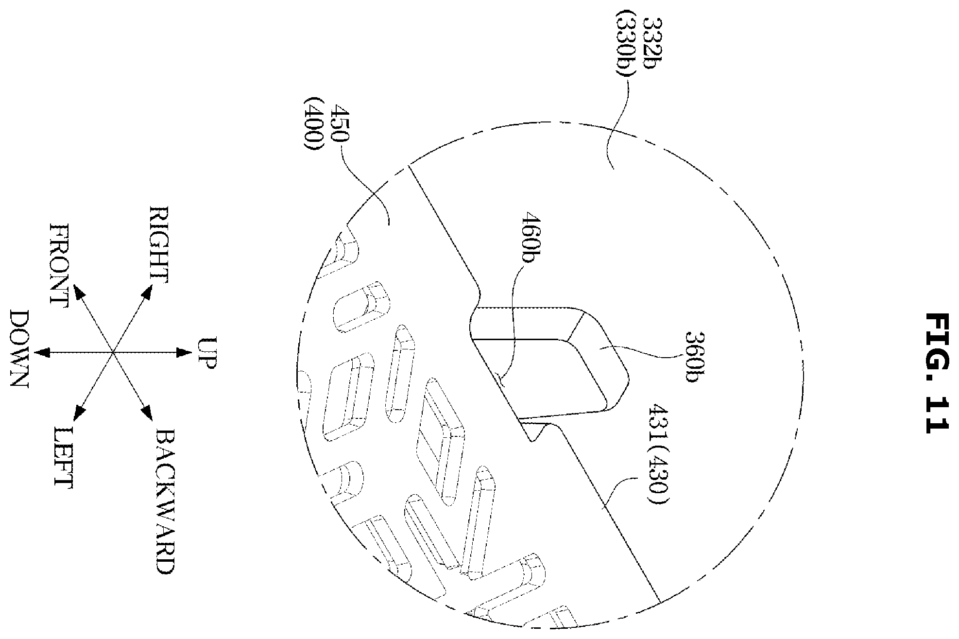 Patent US12345459 Figure 11 – Refrigerator