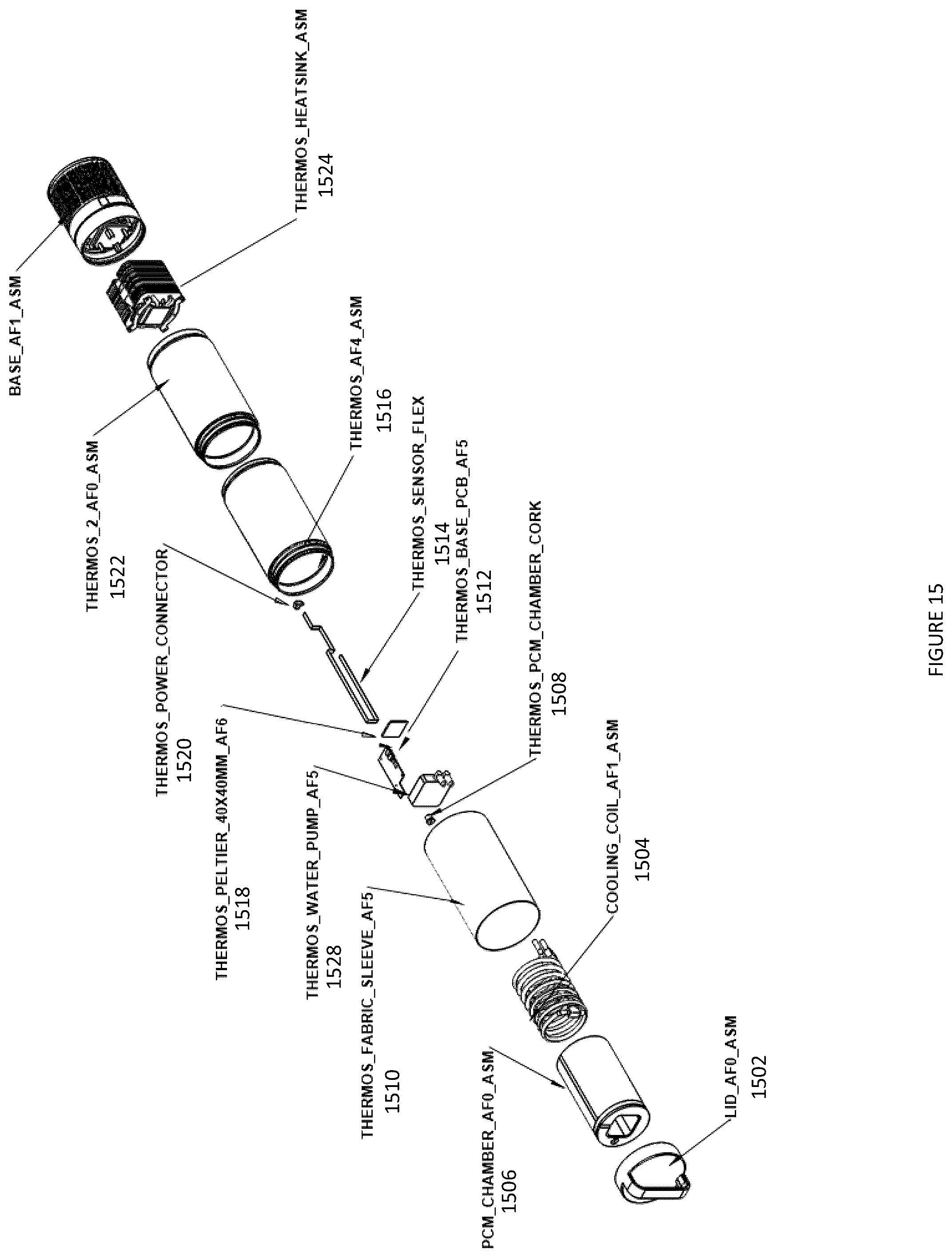 Patent US12345460 Figure 16 – Portable-smart refrigerator methods and systems