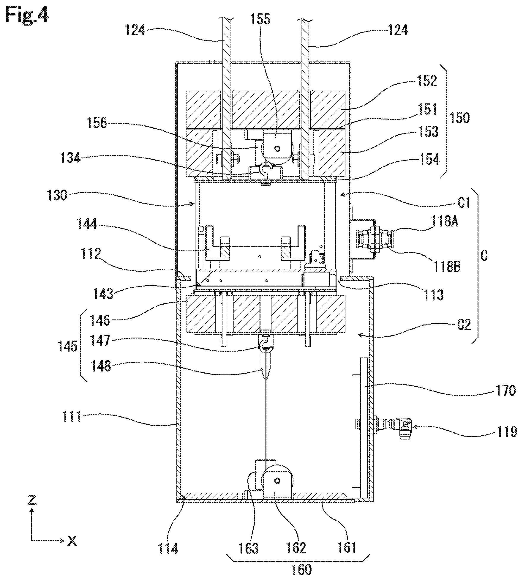 Patent US12345462 Figure 4 – Low-temperature storage system