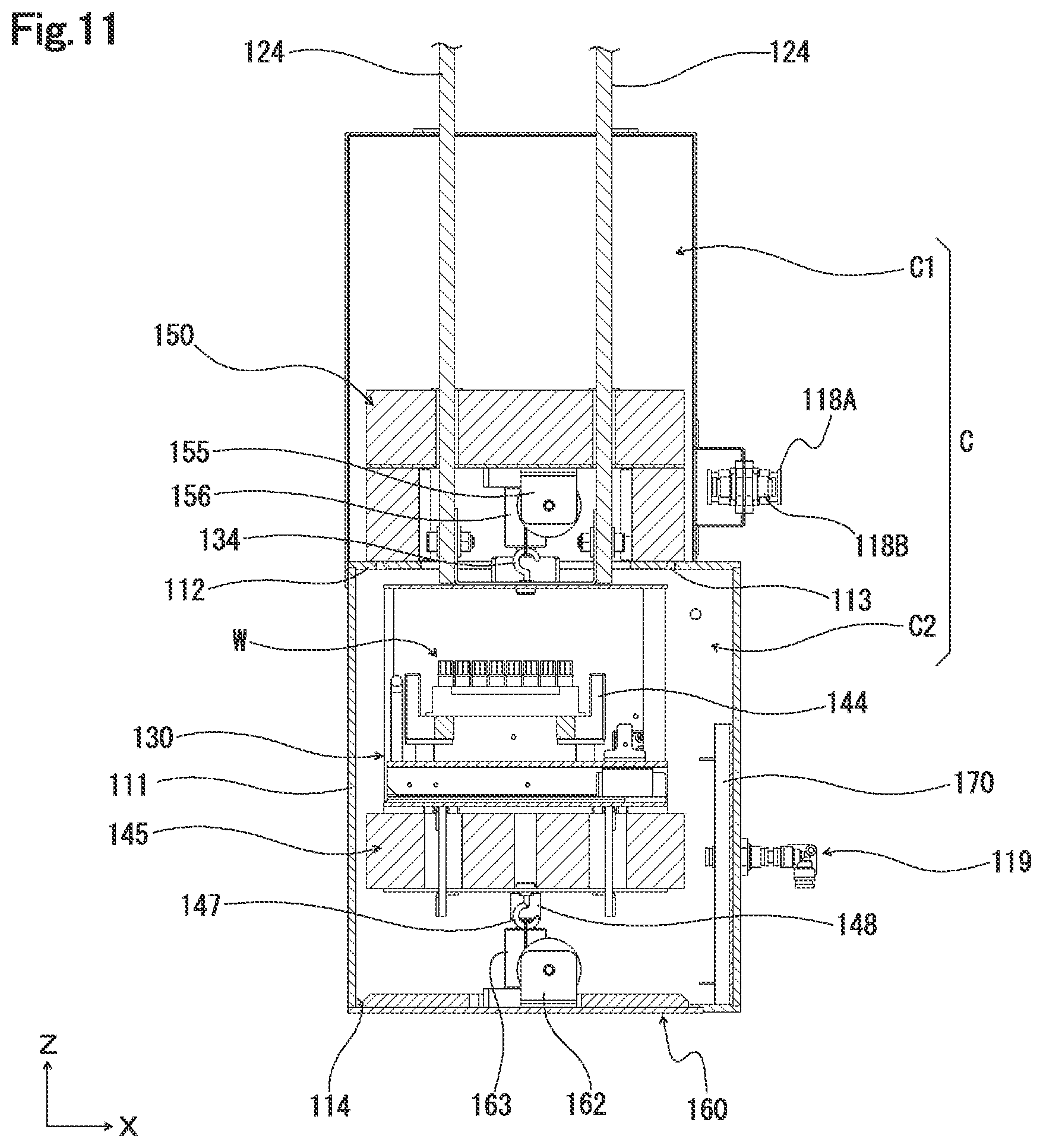 Patent US12345462 Figure 9 – Low-temperature storage system