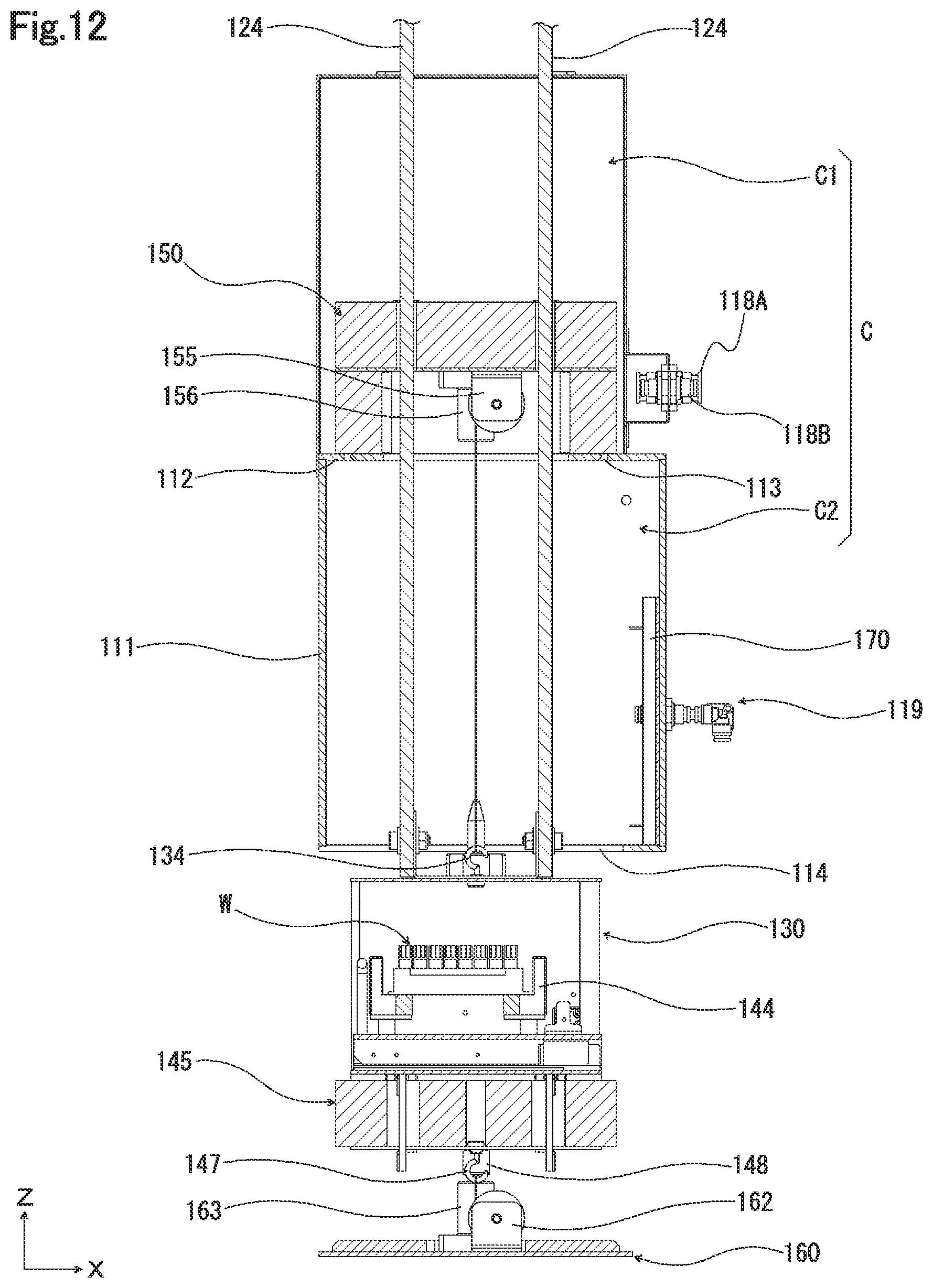 Patent US12345462 Figure 10 – Low-temperature storage system