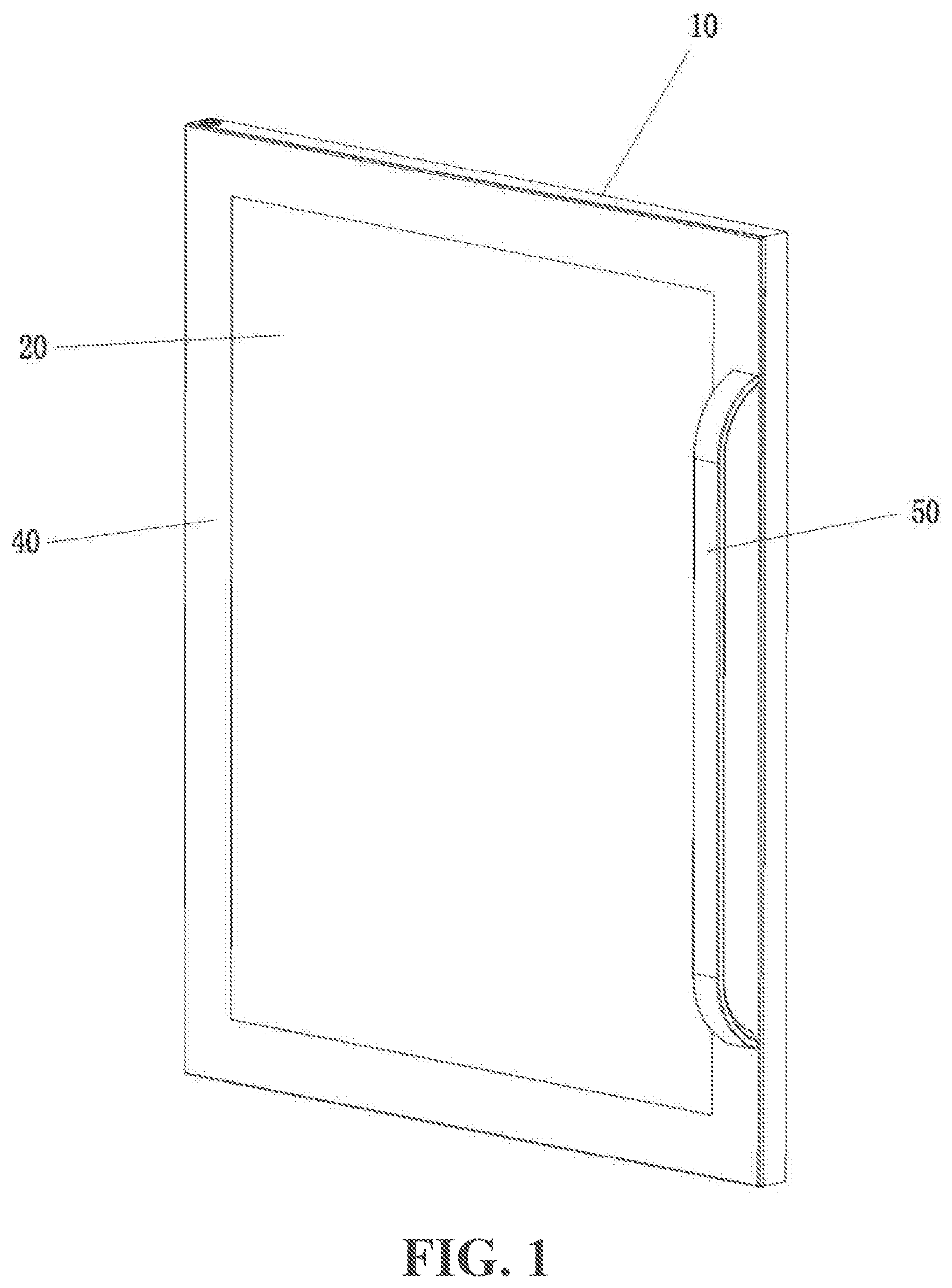 Patent US12345463 Figure 1 – Glass door and wine cooler