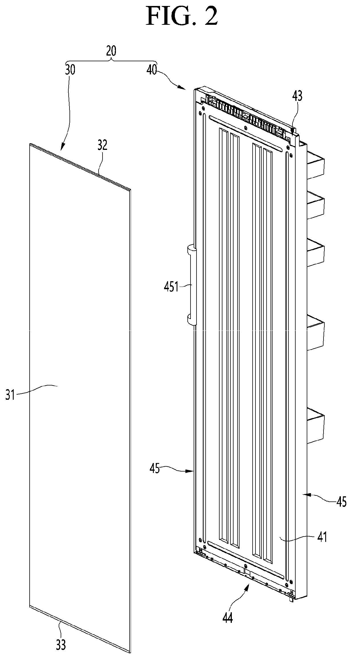 Patent US12345464 Figure 2 – Refrigerator and home appliance