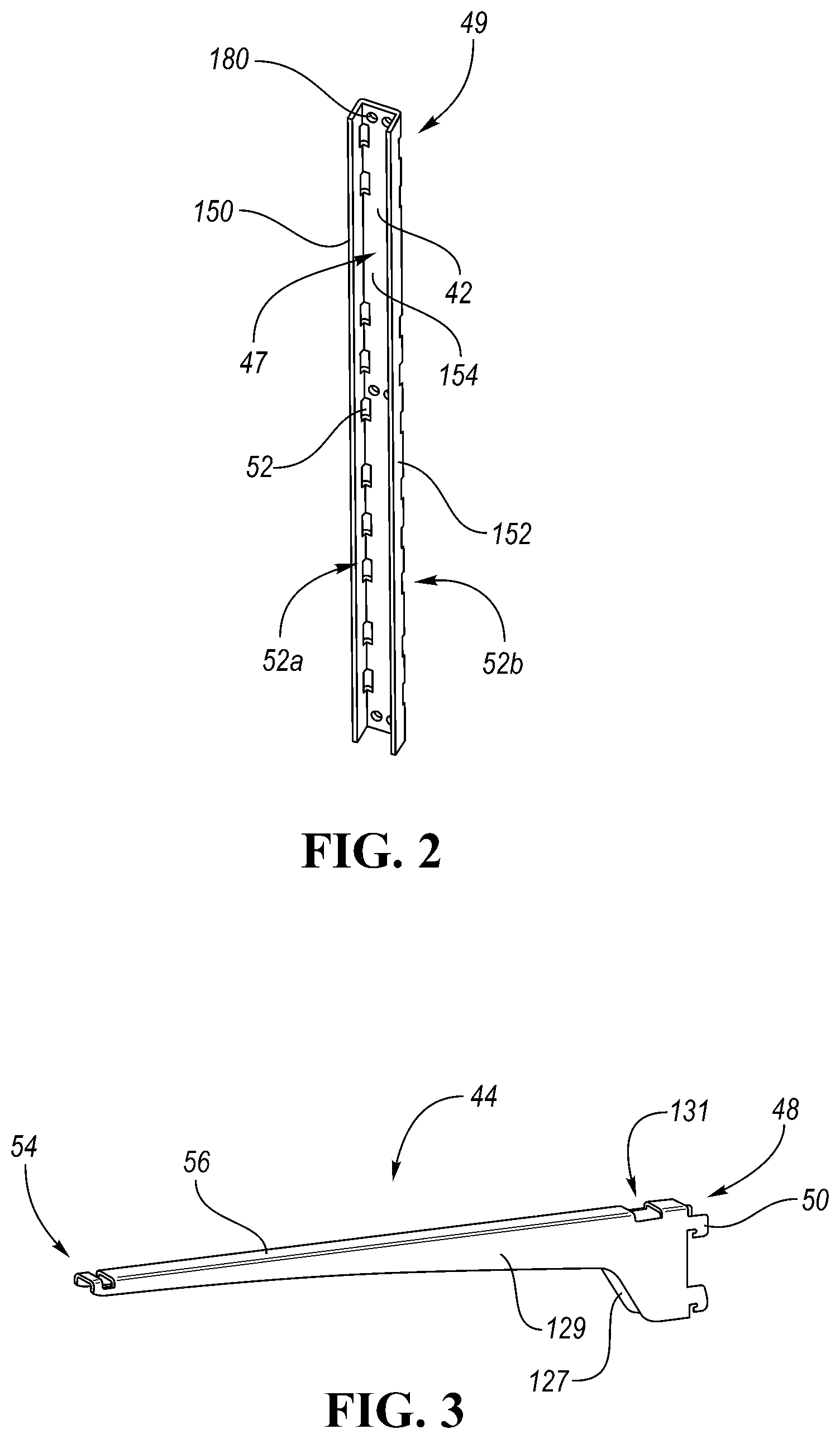 Patent US12345465 Figure 2 – Refrigerator appliance shelving system