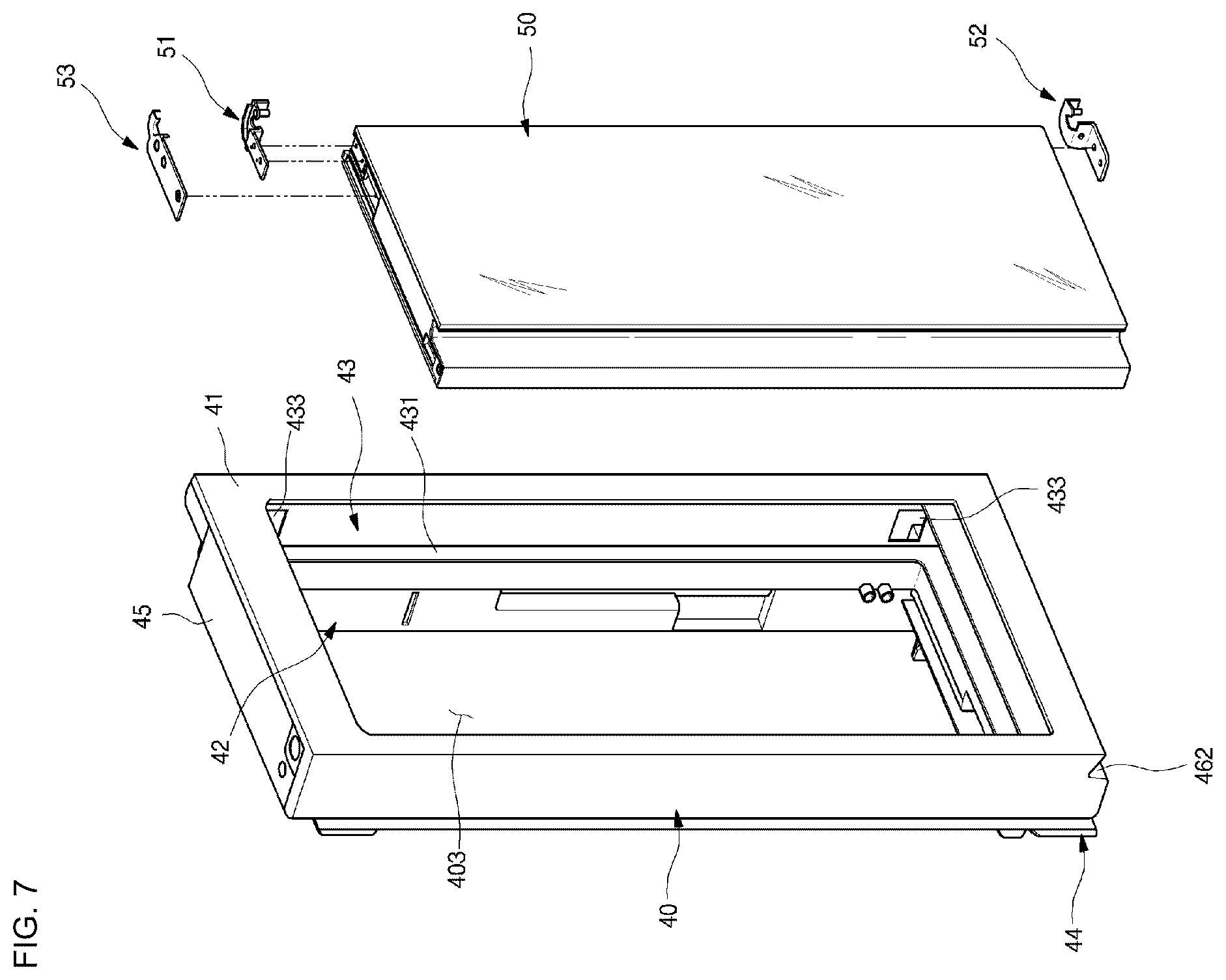 Patent US12345466 Figure 7 – Refrigerator having panel assembly