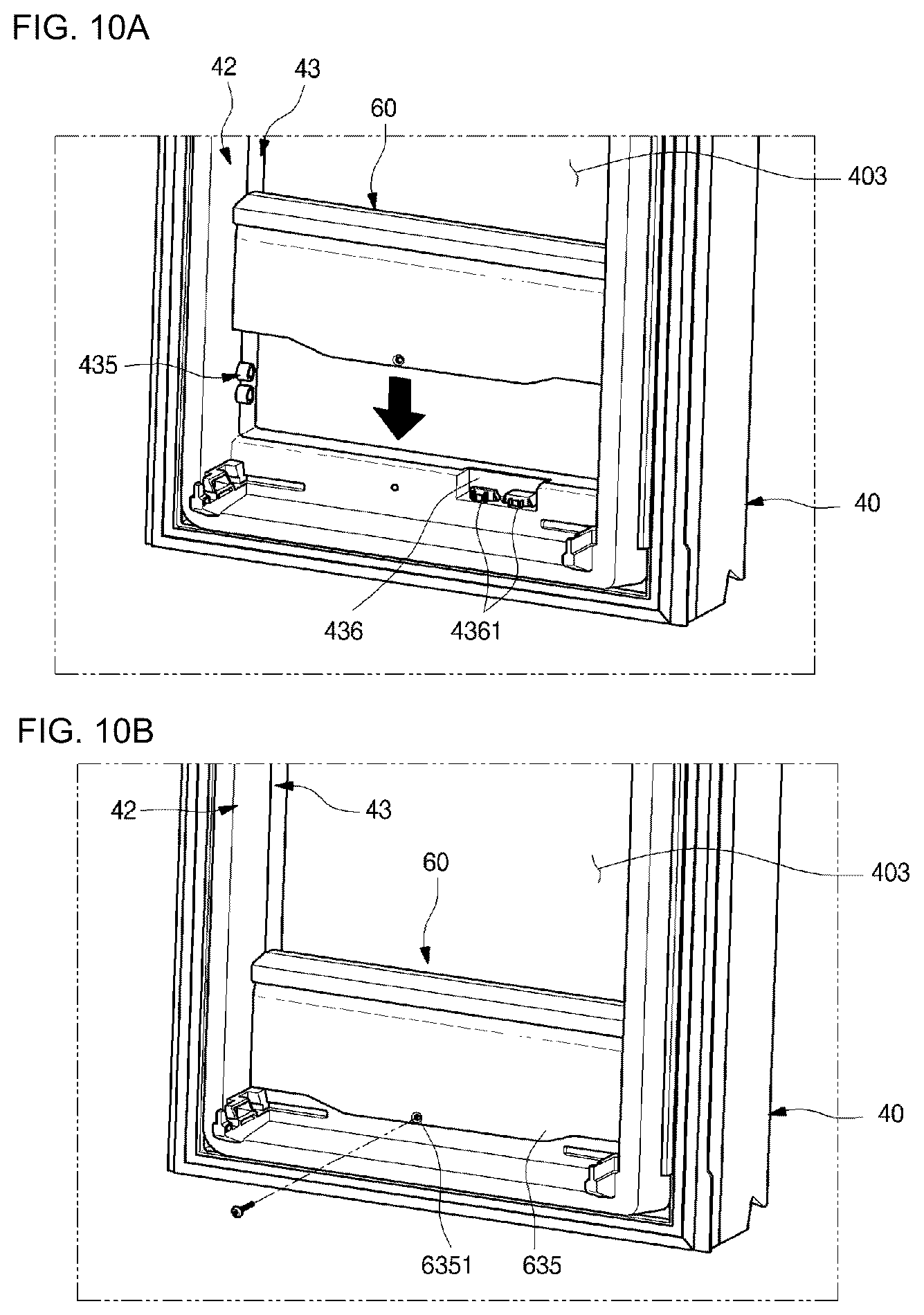Patent US12345466 Figure 10 – Refrigerator having panel assembly