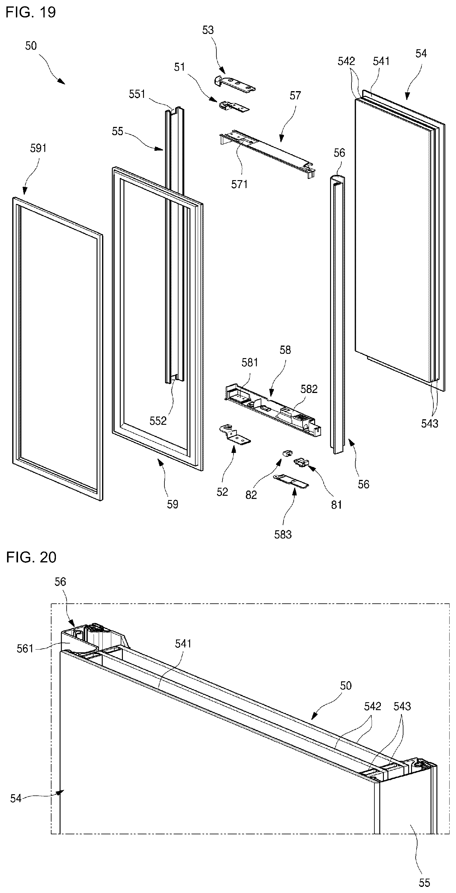 Patent US12345466 Figure 19 – Refrigerator having panel assembly