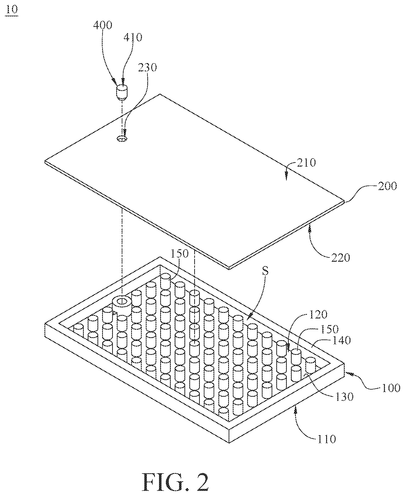Patent US12345473 Figure 2 – Vapor chamber